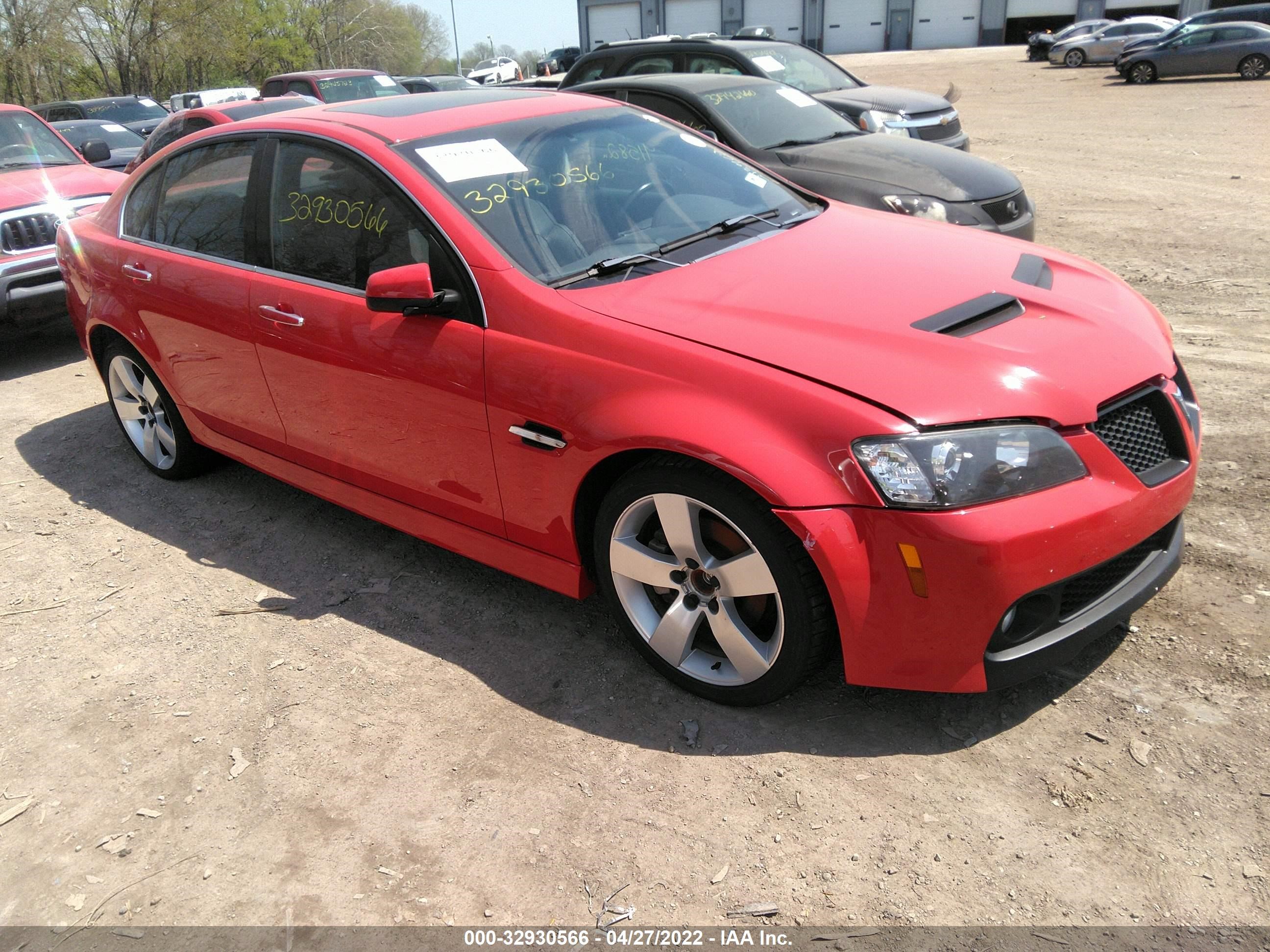 PONTIAC G8 2009 6g2ec57y69l213902