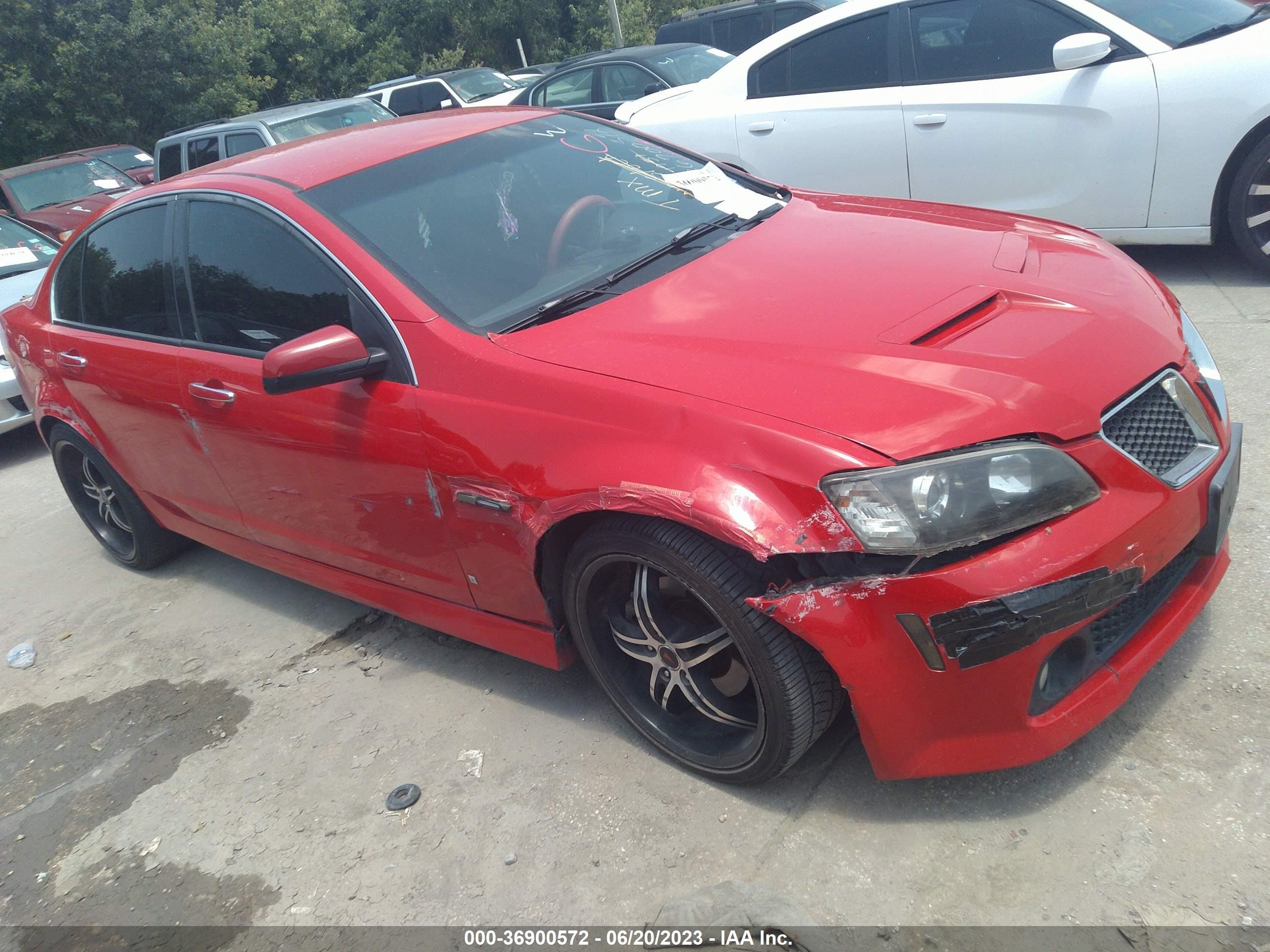 PONTIAC G8 2009 6g2ec57y79l180649