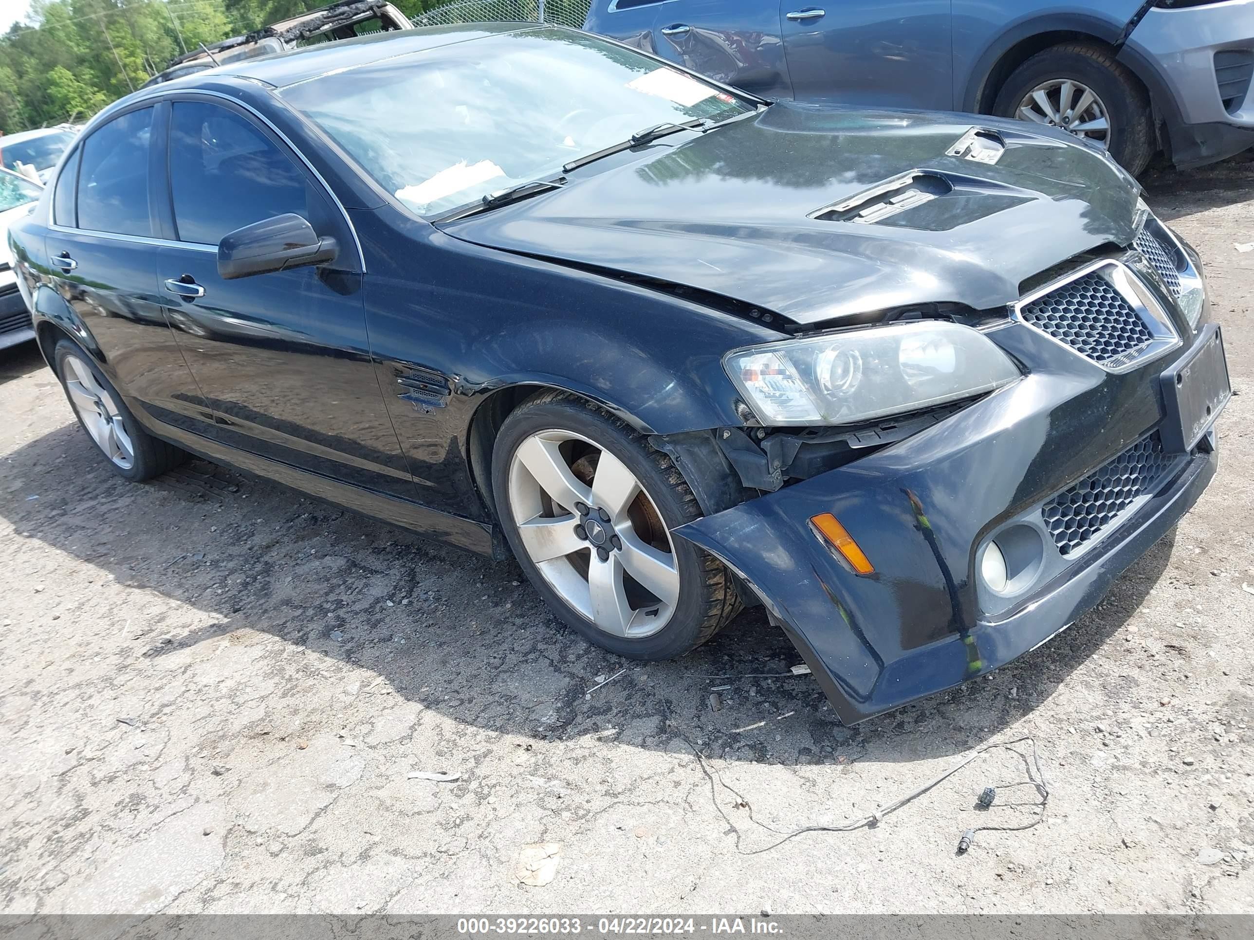 PONTIAC G8 2008 6g2ec57y88l146928