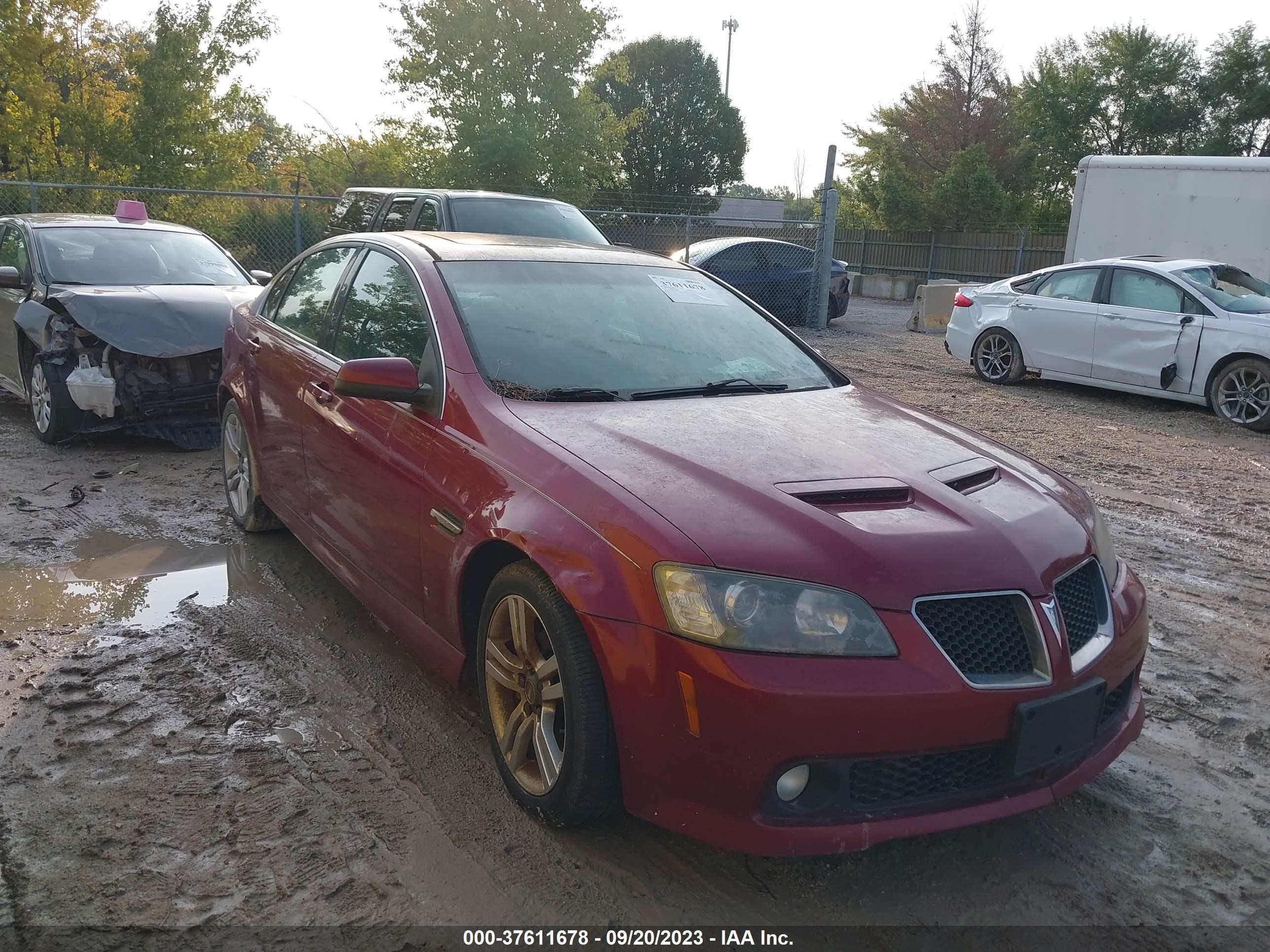 PONTIAC G8 2009 6g2er57709l165853