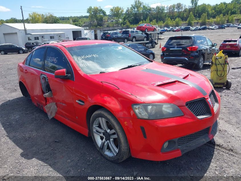 PONTIAC G8 2009 6g2er57709l184886