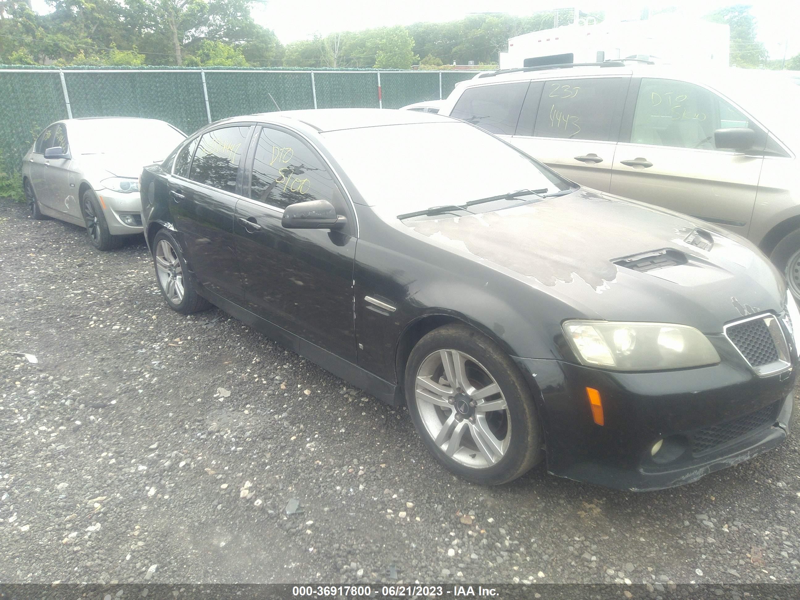 PONTIAC G8 2009 6g2er57709l191773