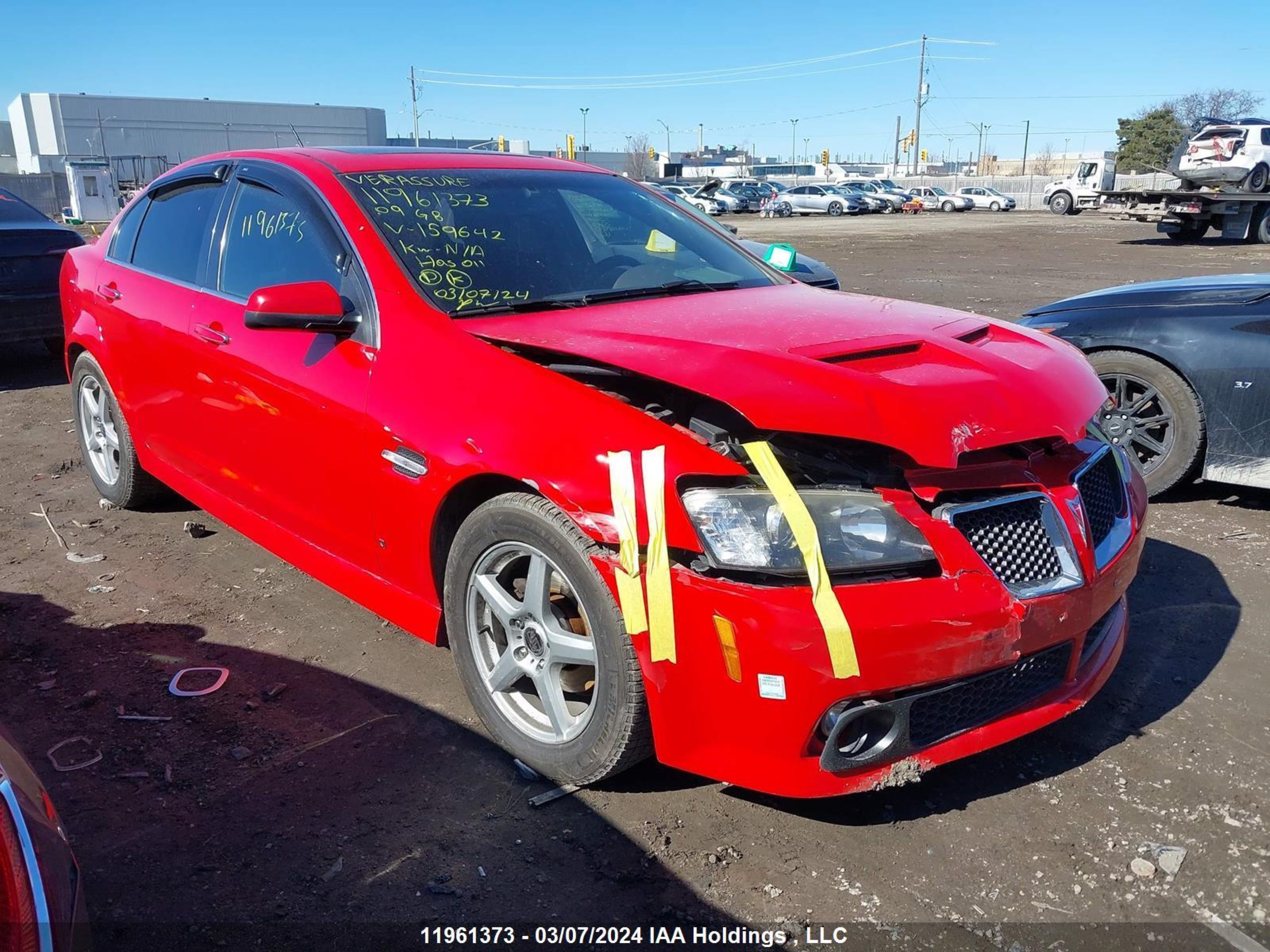 PONTIAC G8 2009 6g2er57719l159642