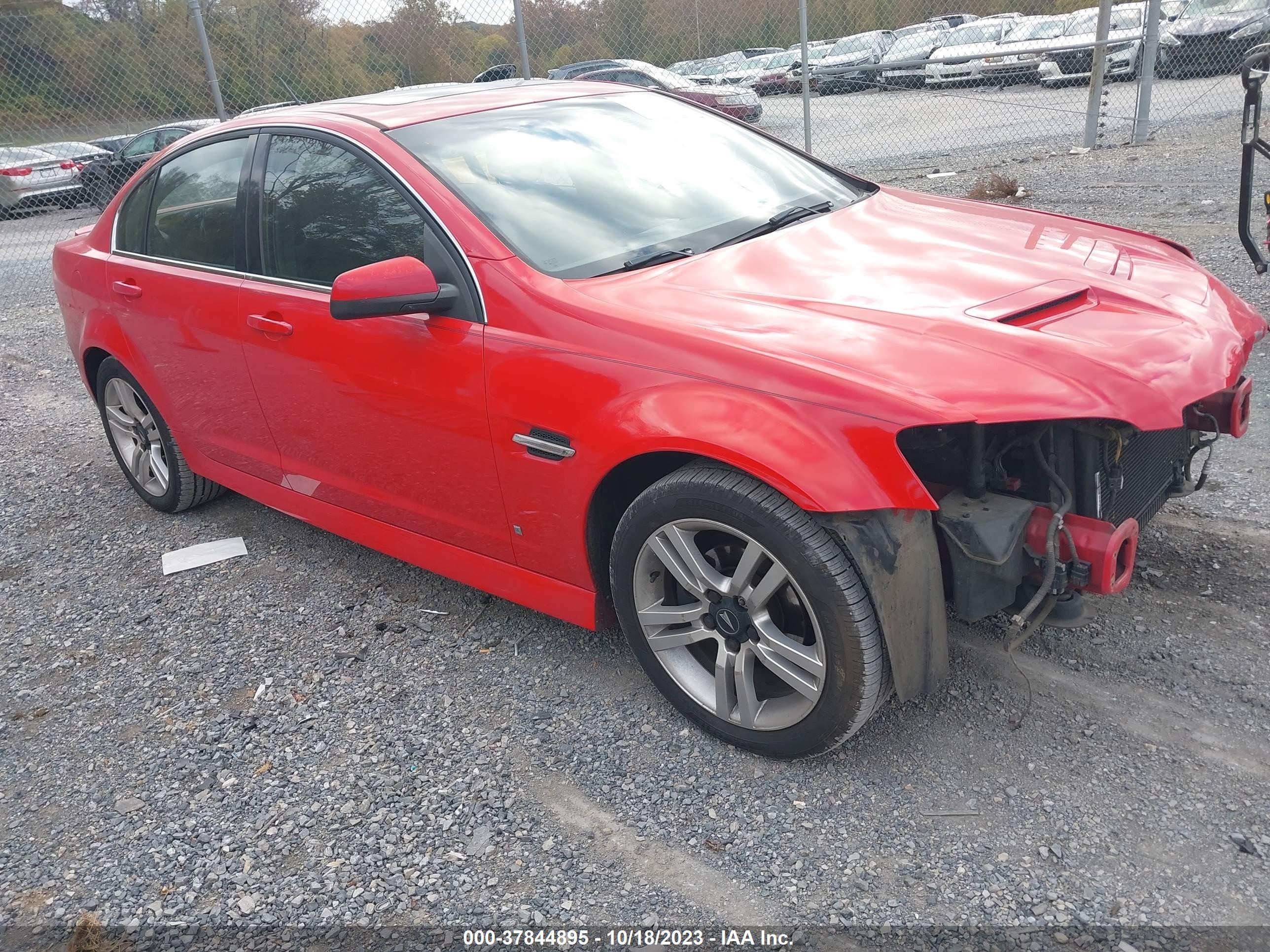 PONTIAC G8 2008 6g2er57738l127838