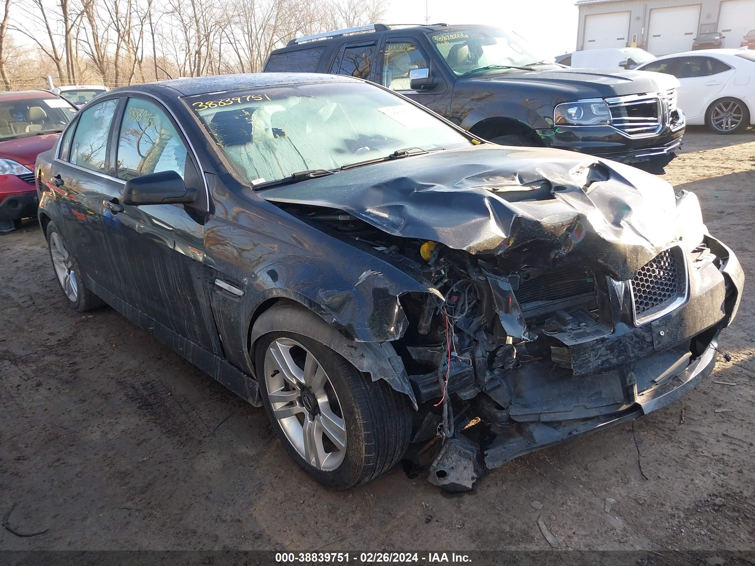 PONTIAC G8 2008 6g2er57748l123734