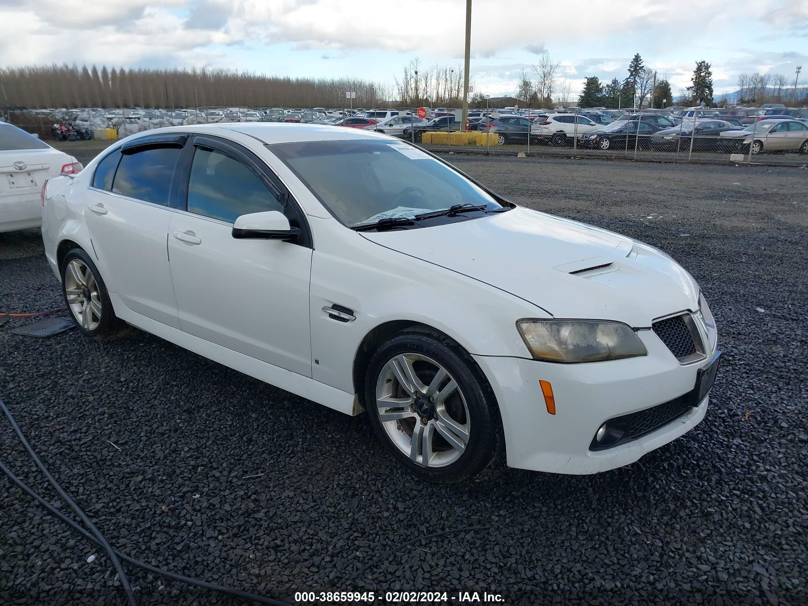 PONTIAC G8 2009 6g2er57749l161255