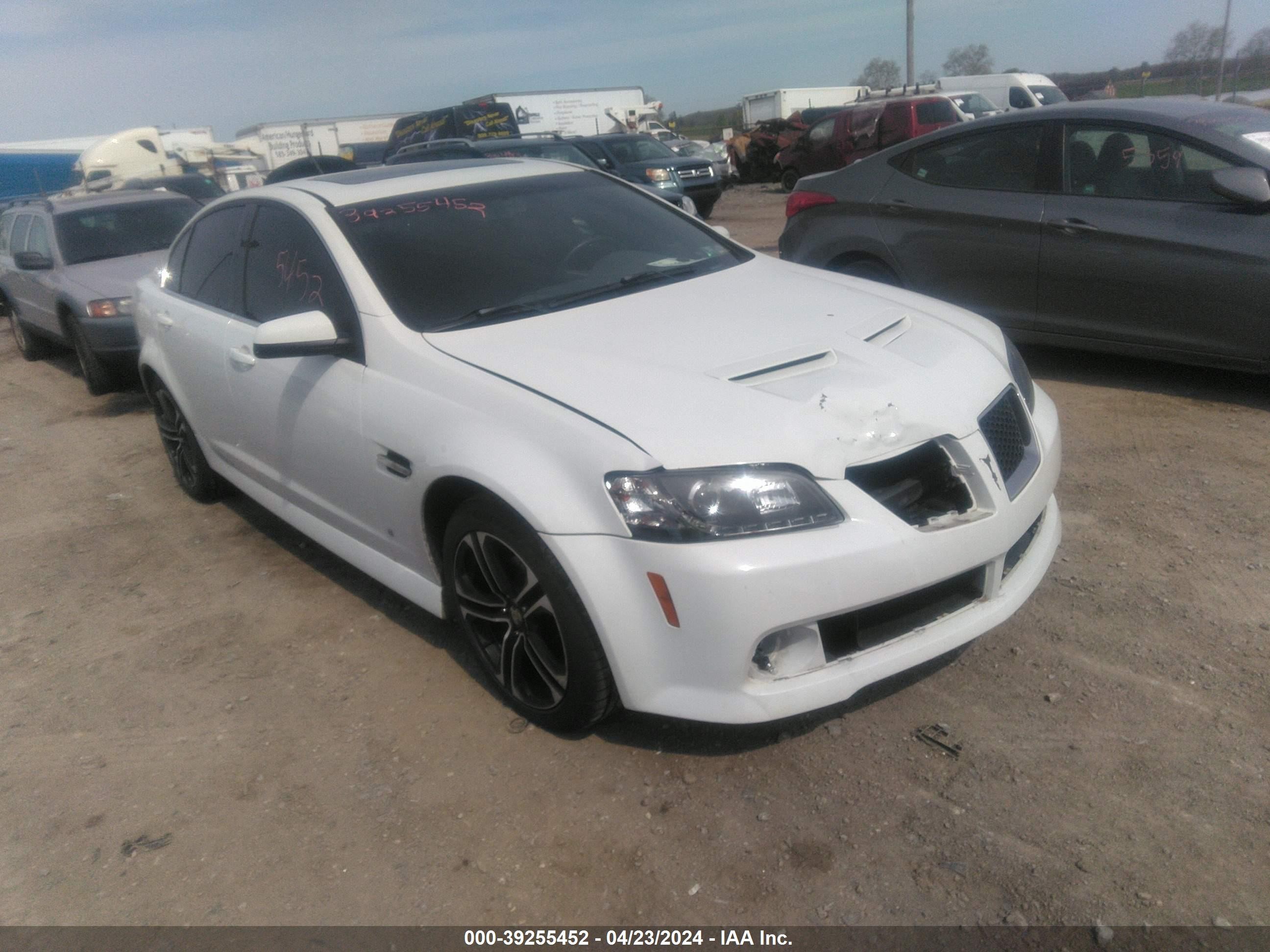 PONTIAC G8 2009 6g2er57749l221549