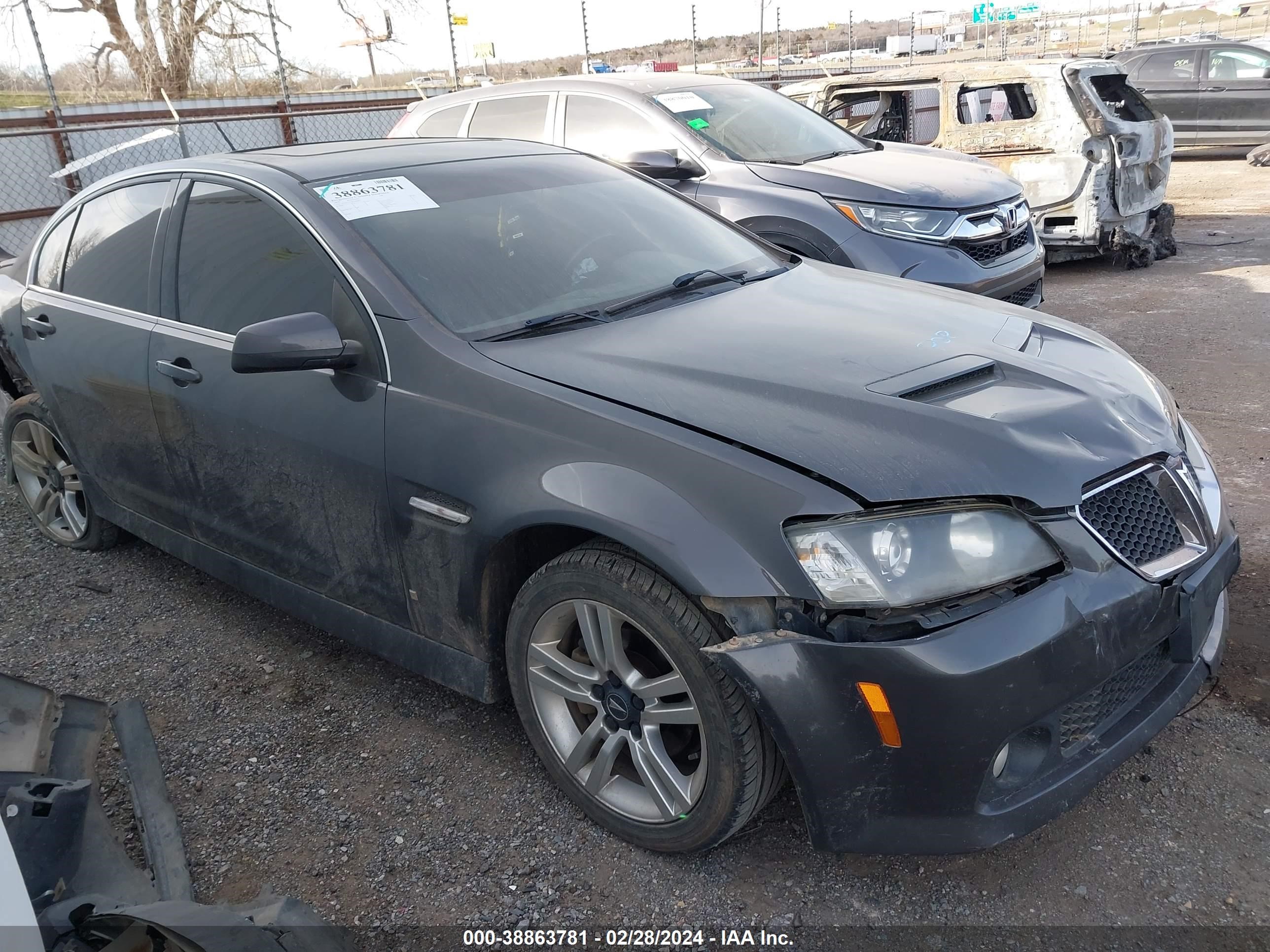 PONTIAC G8 2008 6g2er57768l988687