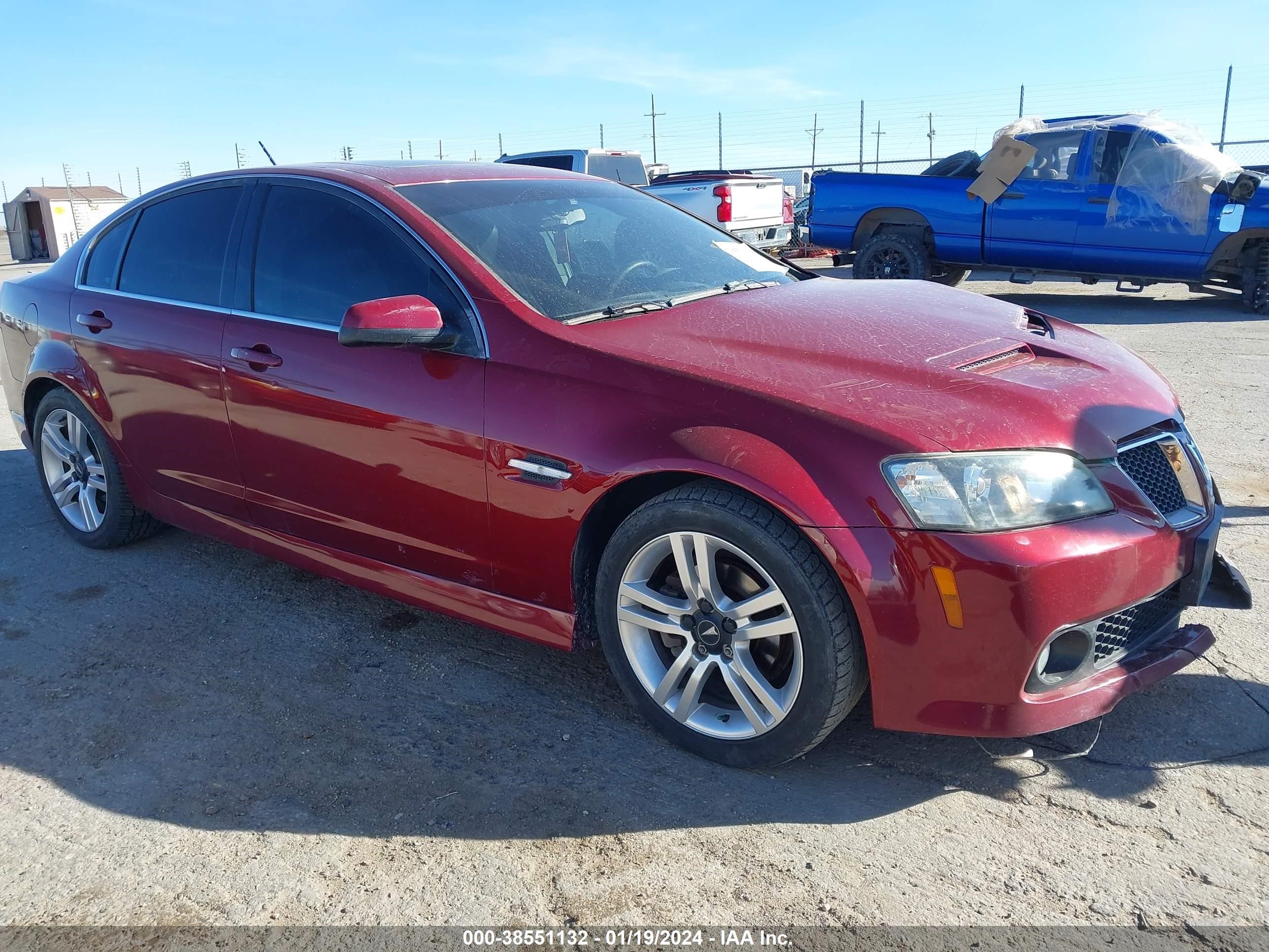 PONTIAC G8 2009 6g2er57779l234652