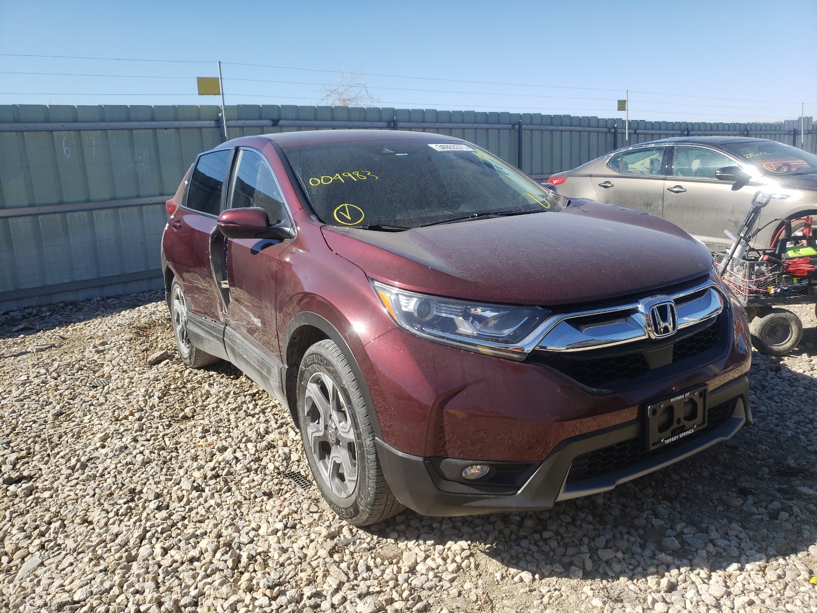 HONDA CR-V EX 2018 7farw1h53je004983