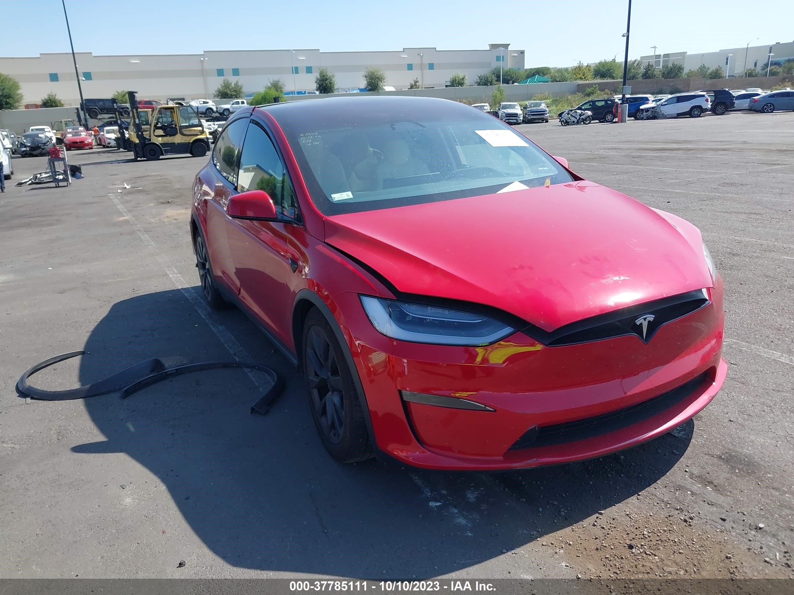 TESLA MODEL X 2022 7saxcae50nf362566