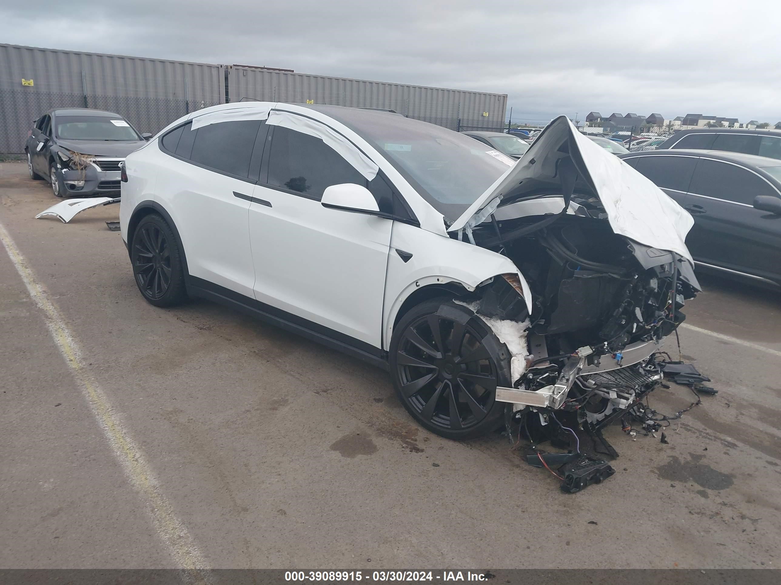 TESLA MODEL X 2022 7saxcbe59nf355105