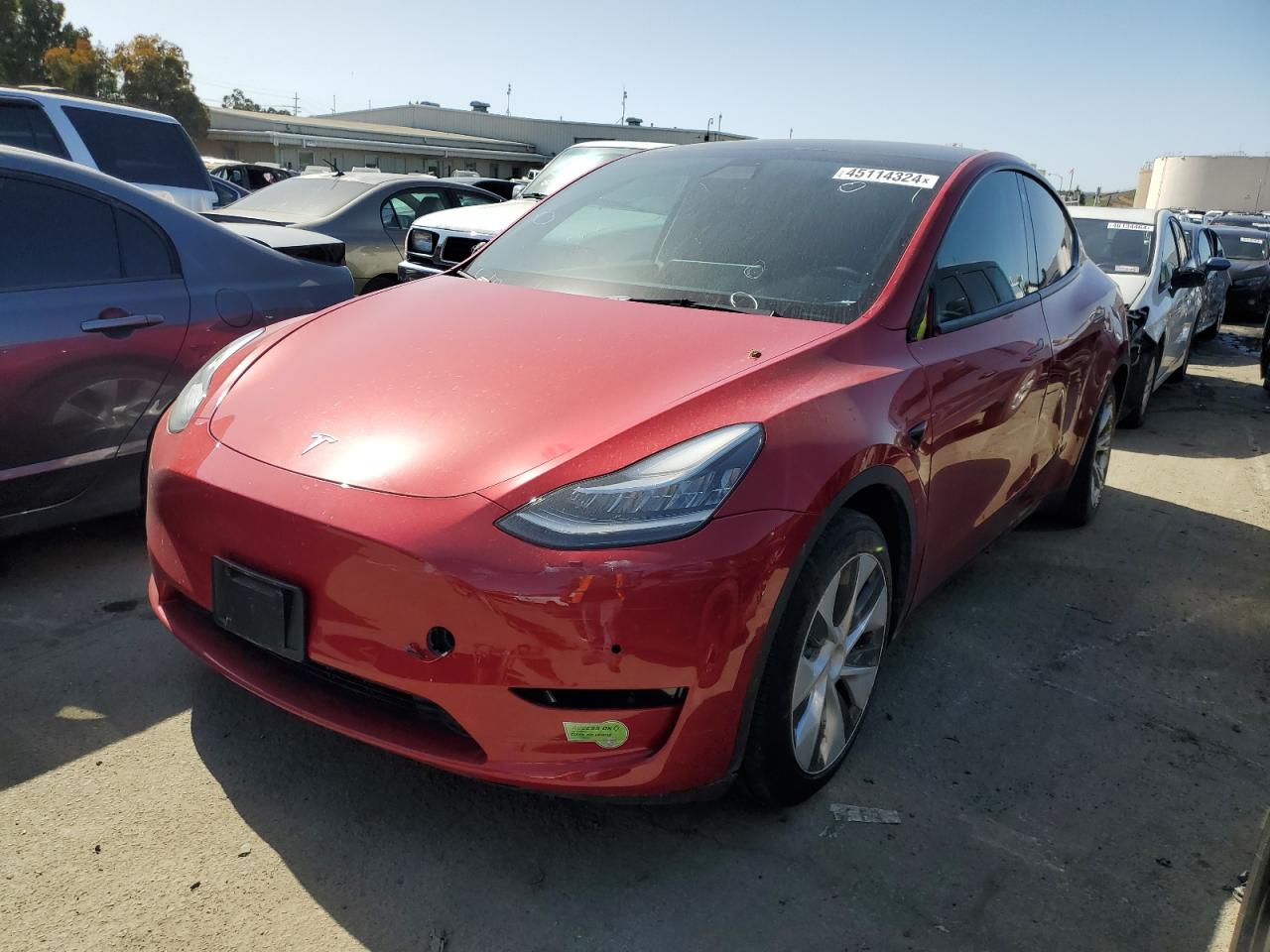 TESLA MODEL Y 2022 7saygaee8nf401607