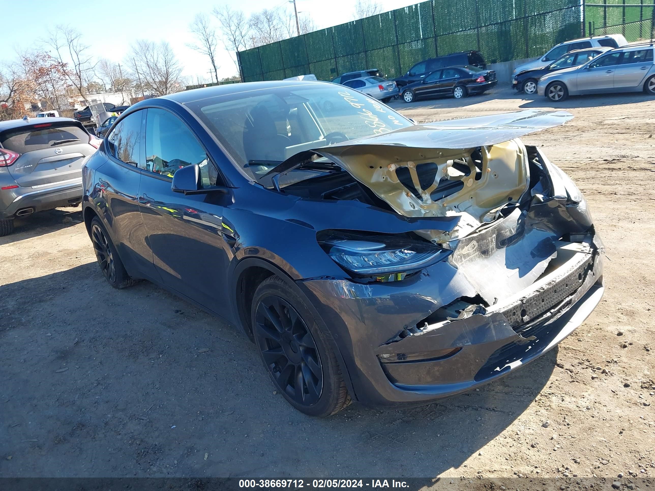 TESLA MODEL Y 2022 7saygdee1nf386076