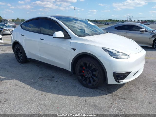 TESLA MODEL Y 2022 7saygdee2nf447158