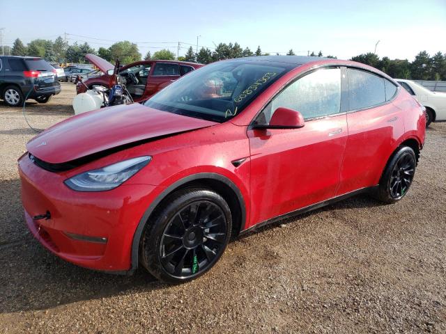 TESLA MODEL Y 2022 7saygdee4nf367487