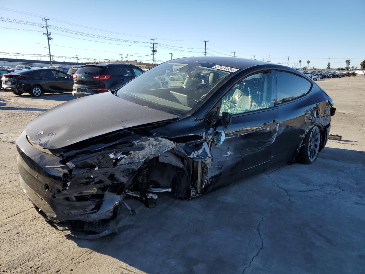 TESLA MODEL Y 2022 7saygdee4nf384094