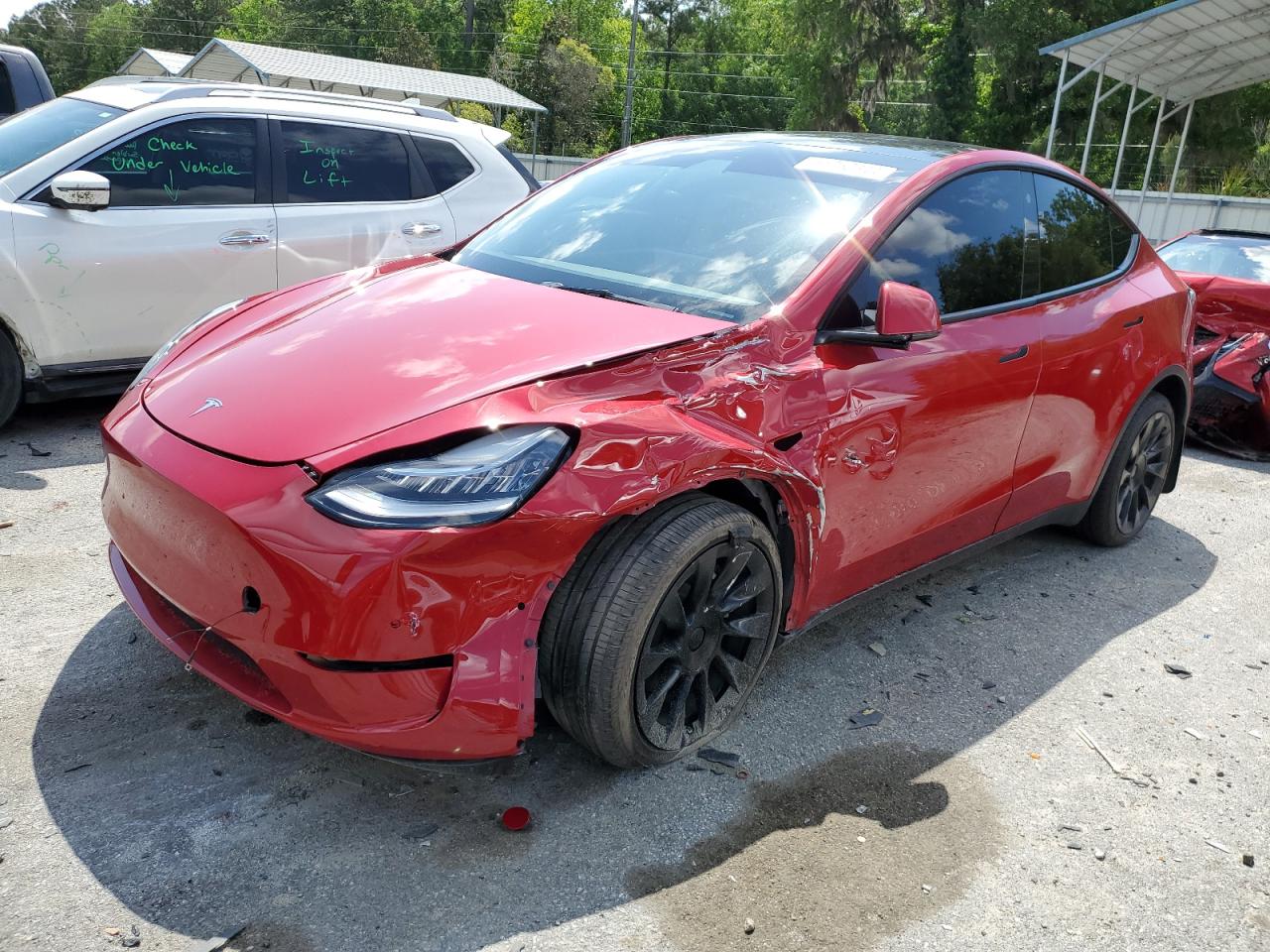 TESLA MODEL Y 2022 7saygdee6nf412414