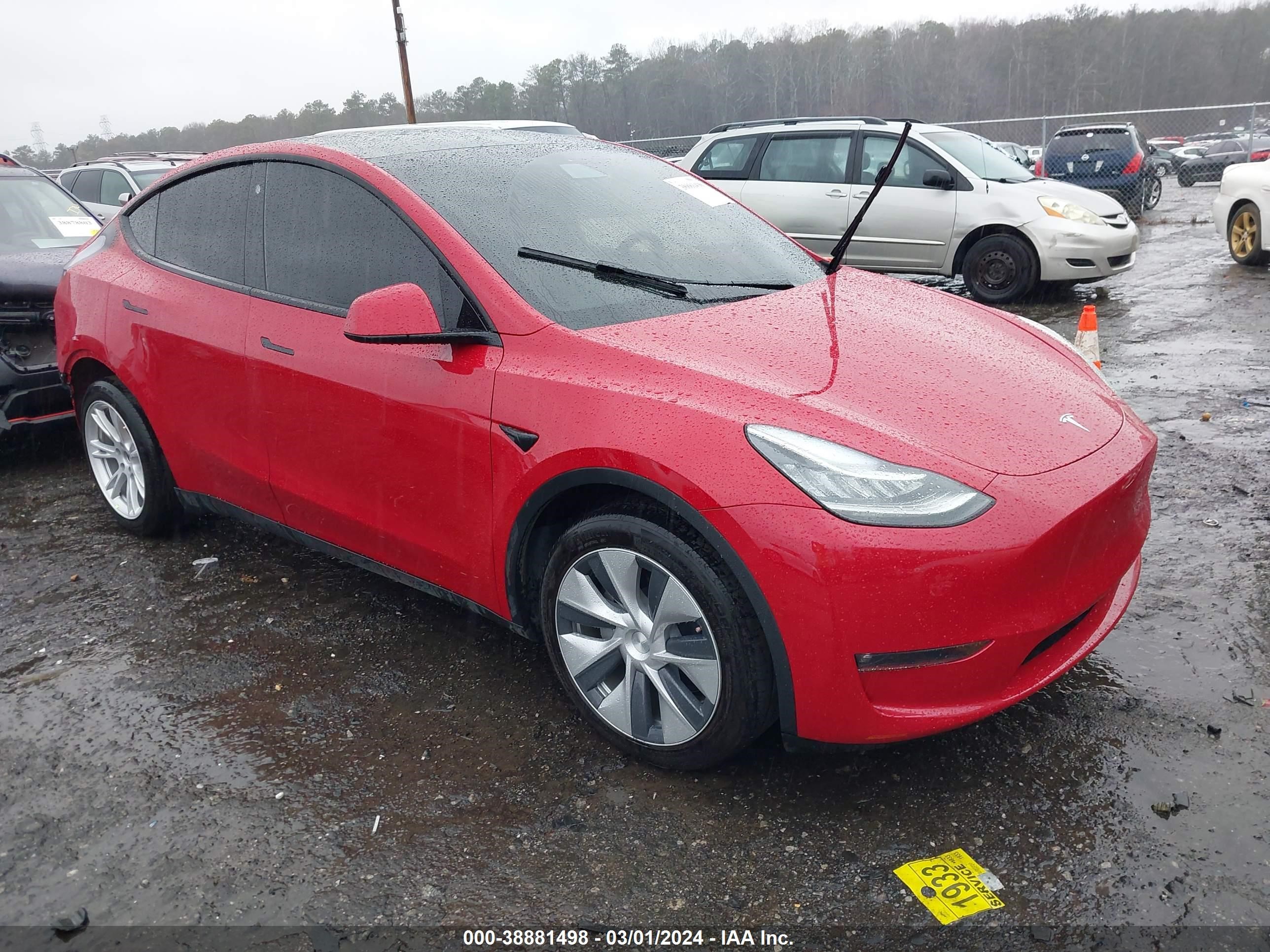 TESLA MODEL Y 2022 7saygdee6nf425941