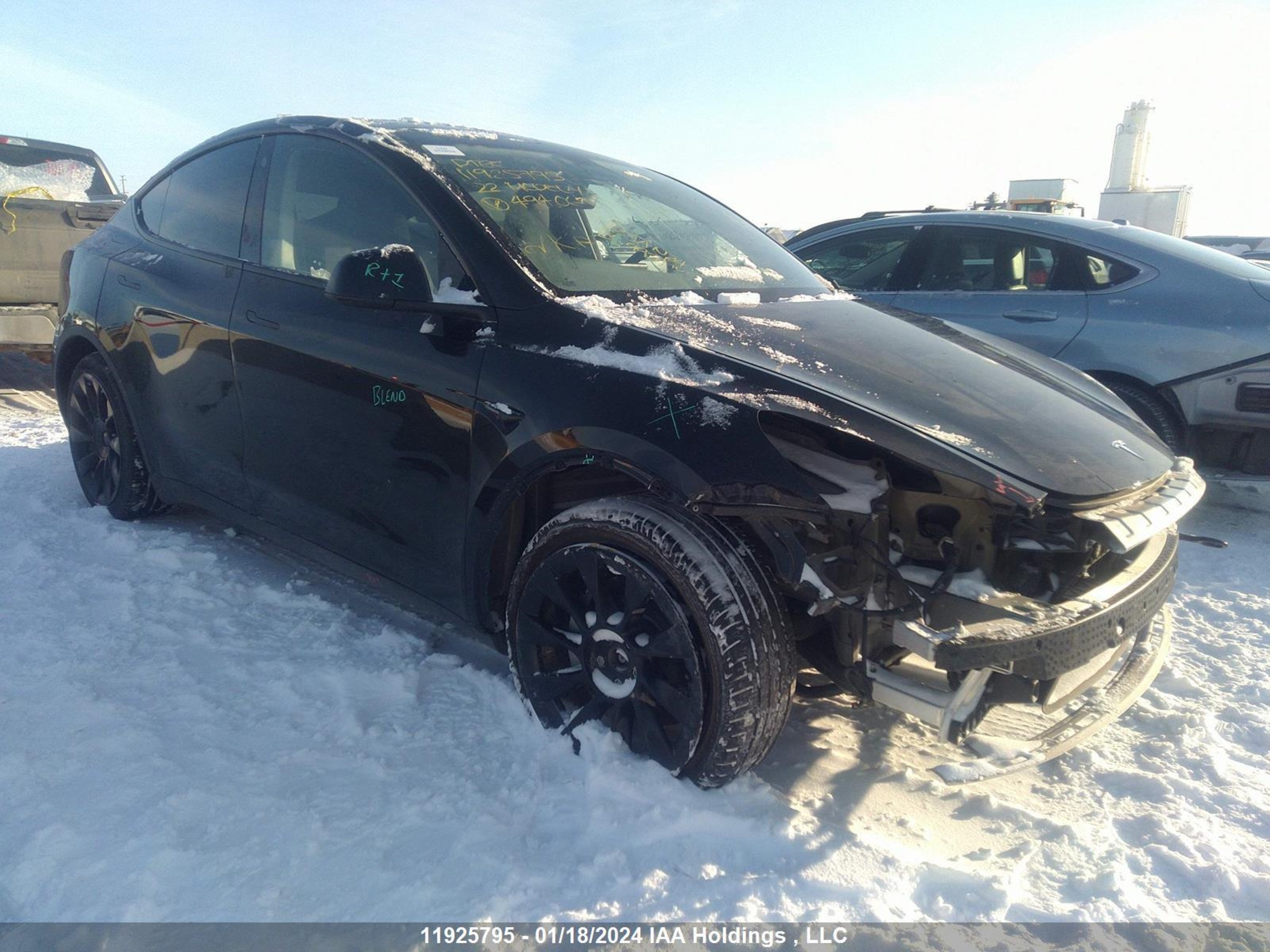 TESLA MODEL Y 2022 7saygdee7nf494069