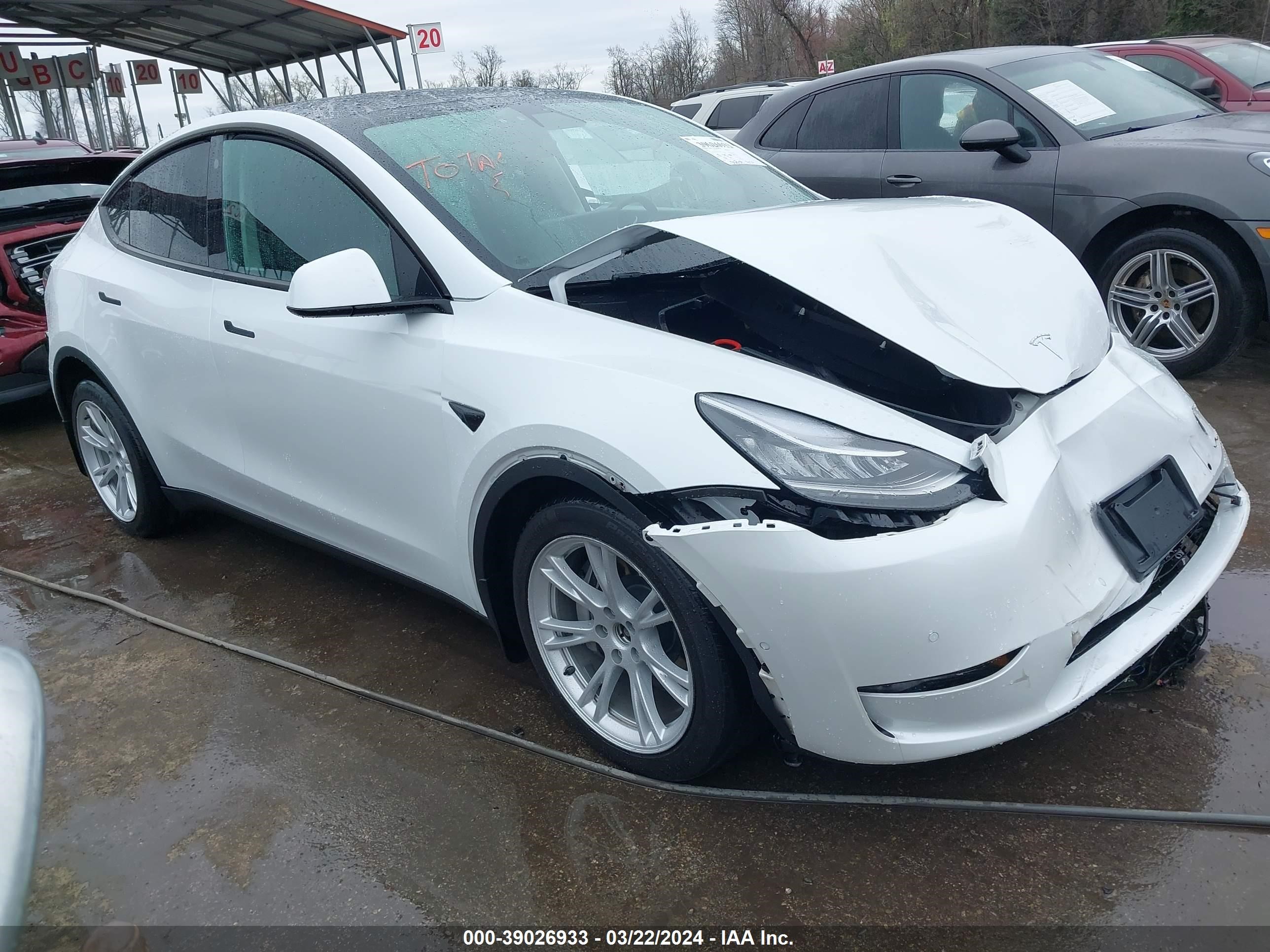 TESLA MODEL Y 2022 7saygdeexnf321288