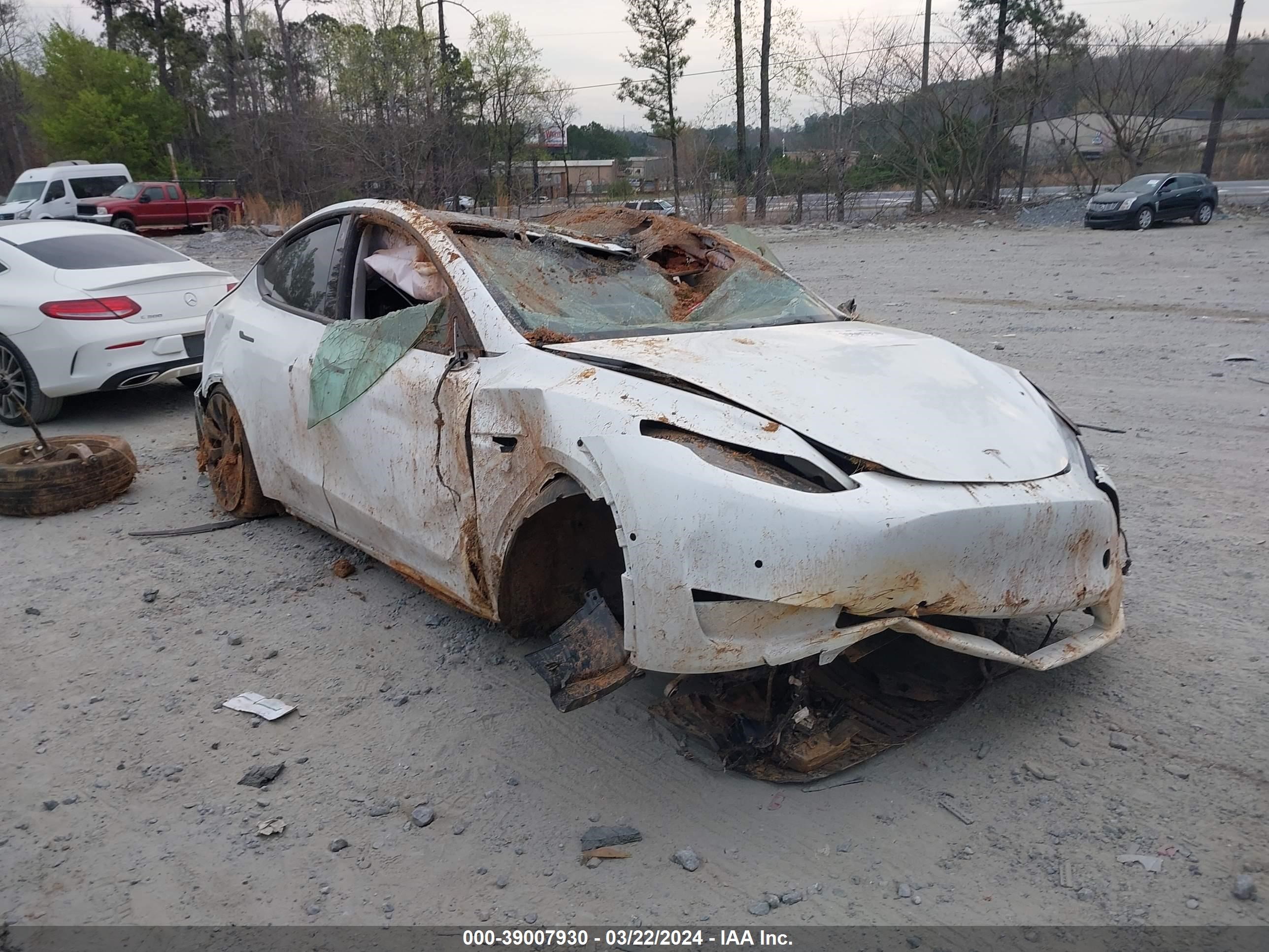 TESLA MODEL Y 2022 7saygdef5nf460107