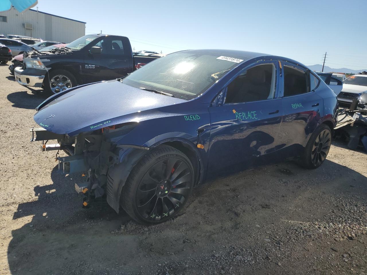 TESLA MODEL Y 2022 7saygdef7nf554103