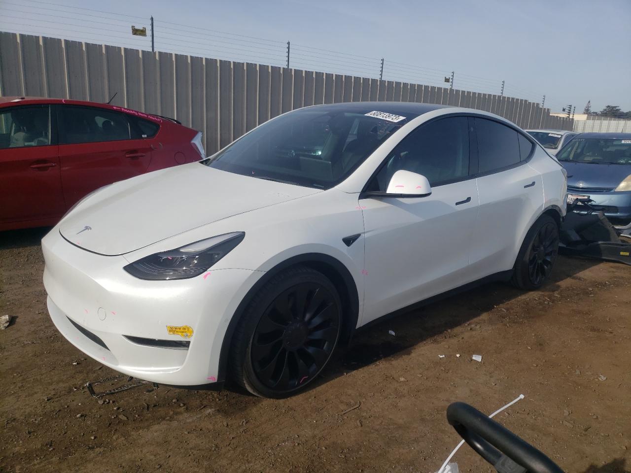 TESLA MODEL Y 2022 7saygdef8nf486135