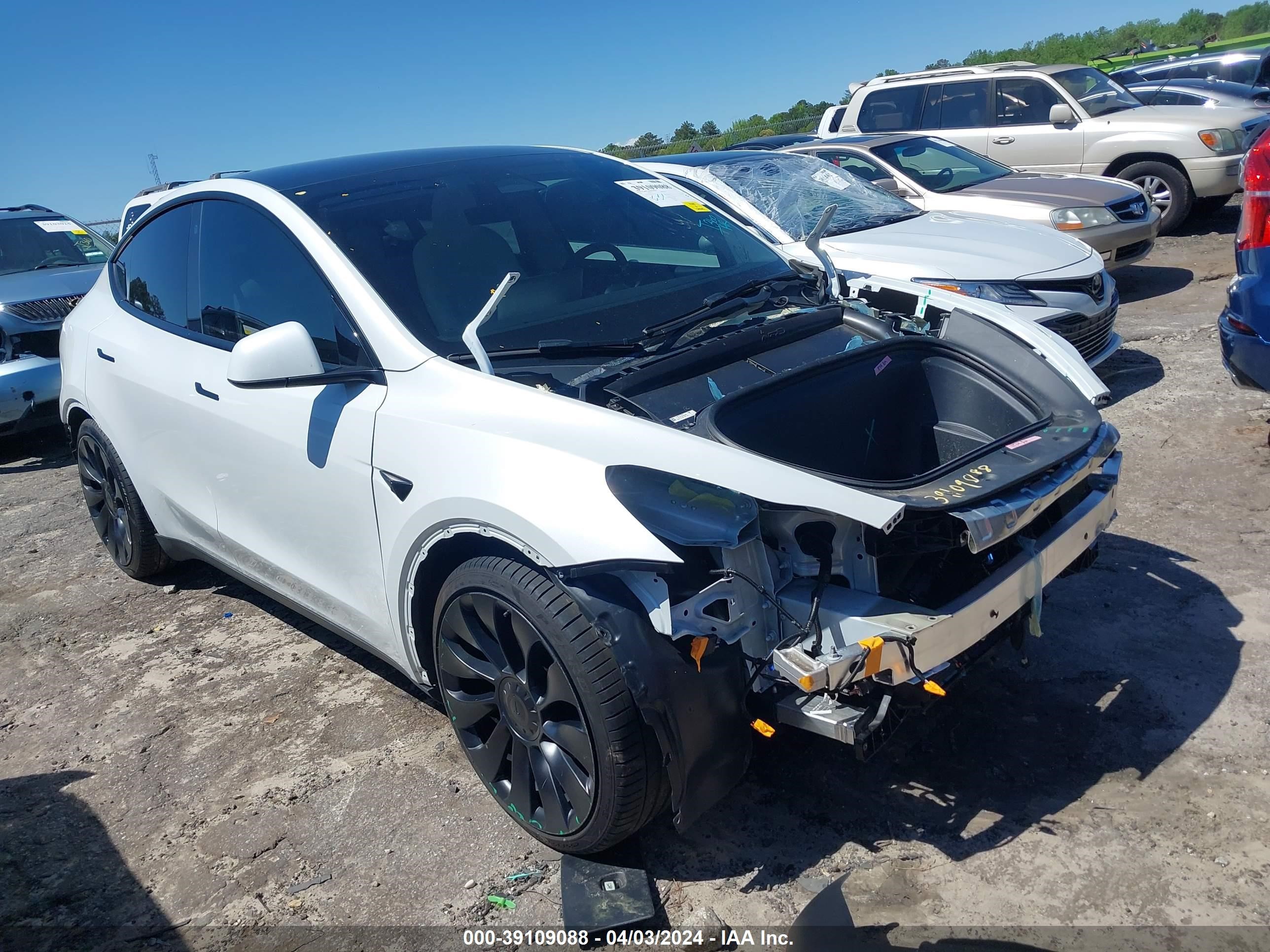 TESLA MODEL Y 2022 7saygdef8nf516783