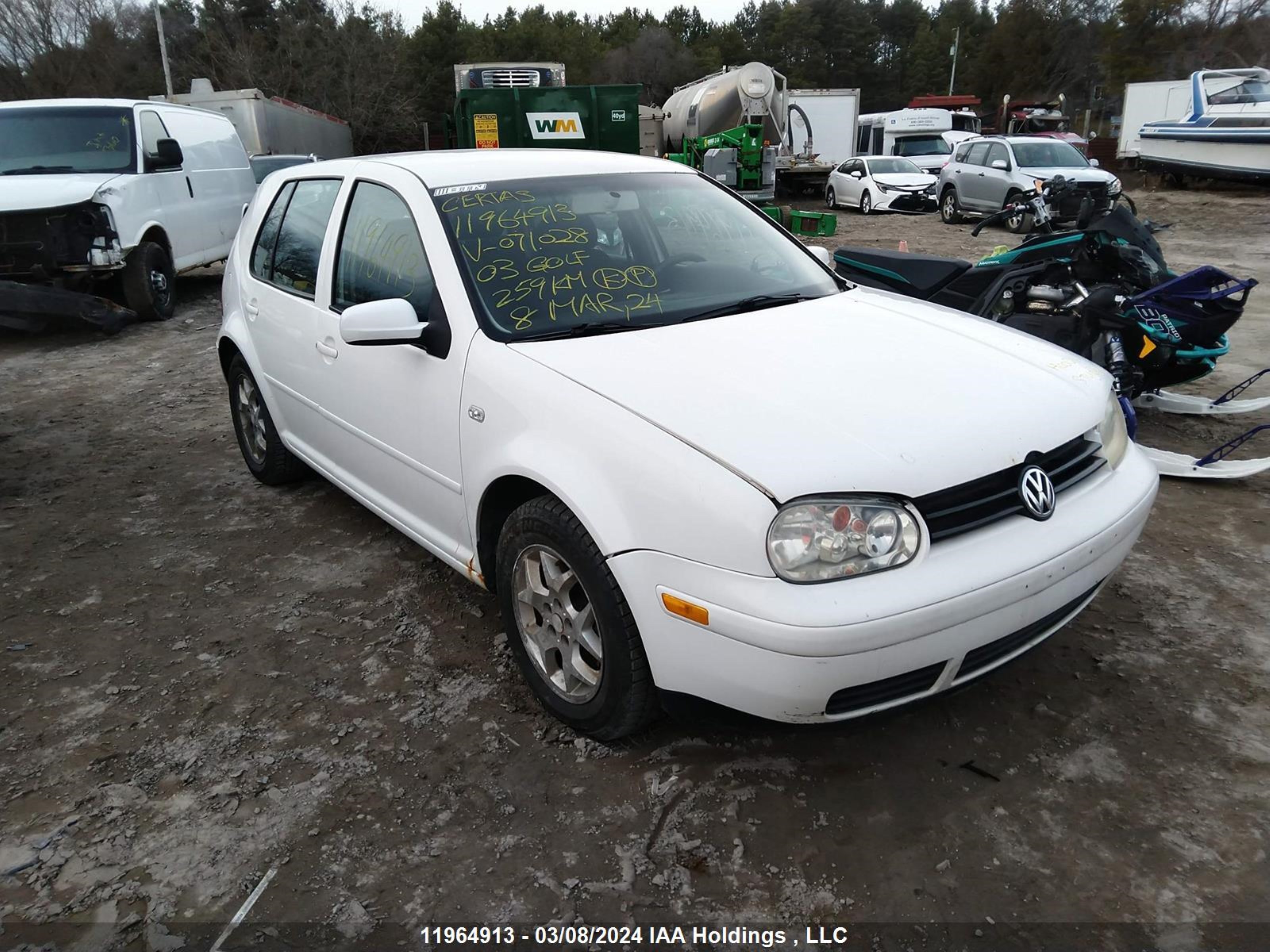 VOLKSWAGEN GOLF 2003 9bwek21j434071028