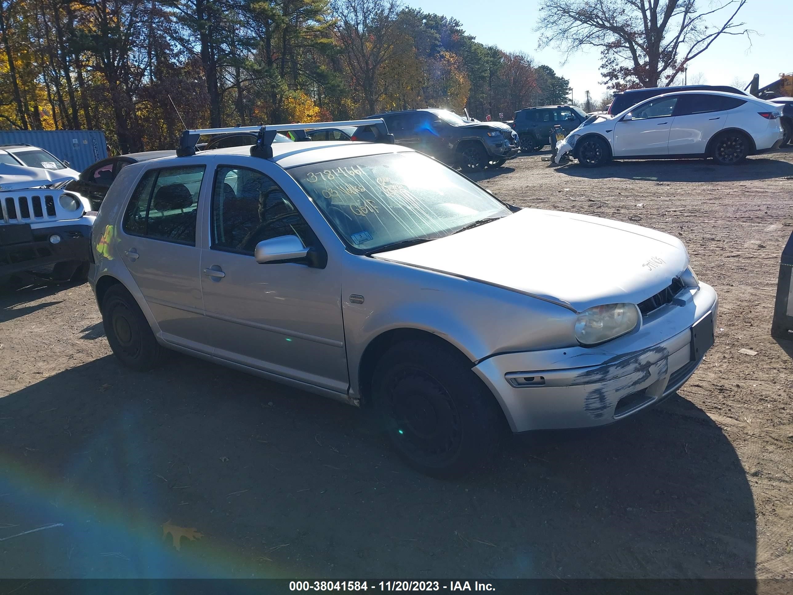 VOLKSWAGEN GOLF 2003 9bwfk61jx34062961