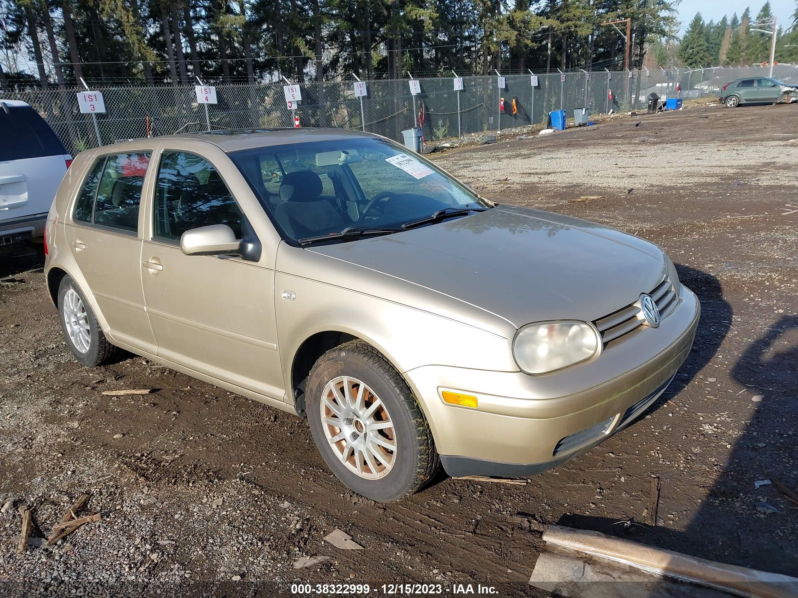 VOLKSWAGEN GOLF 2003 9bwgk61j934007020