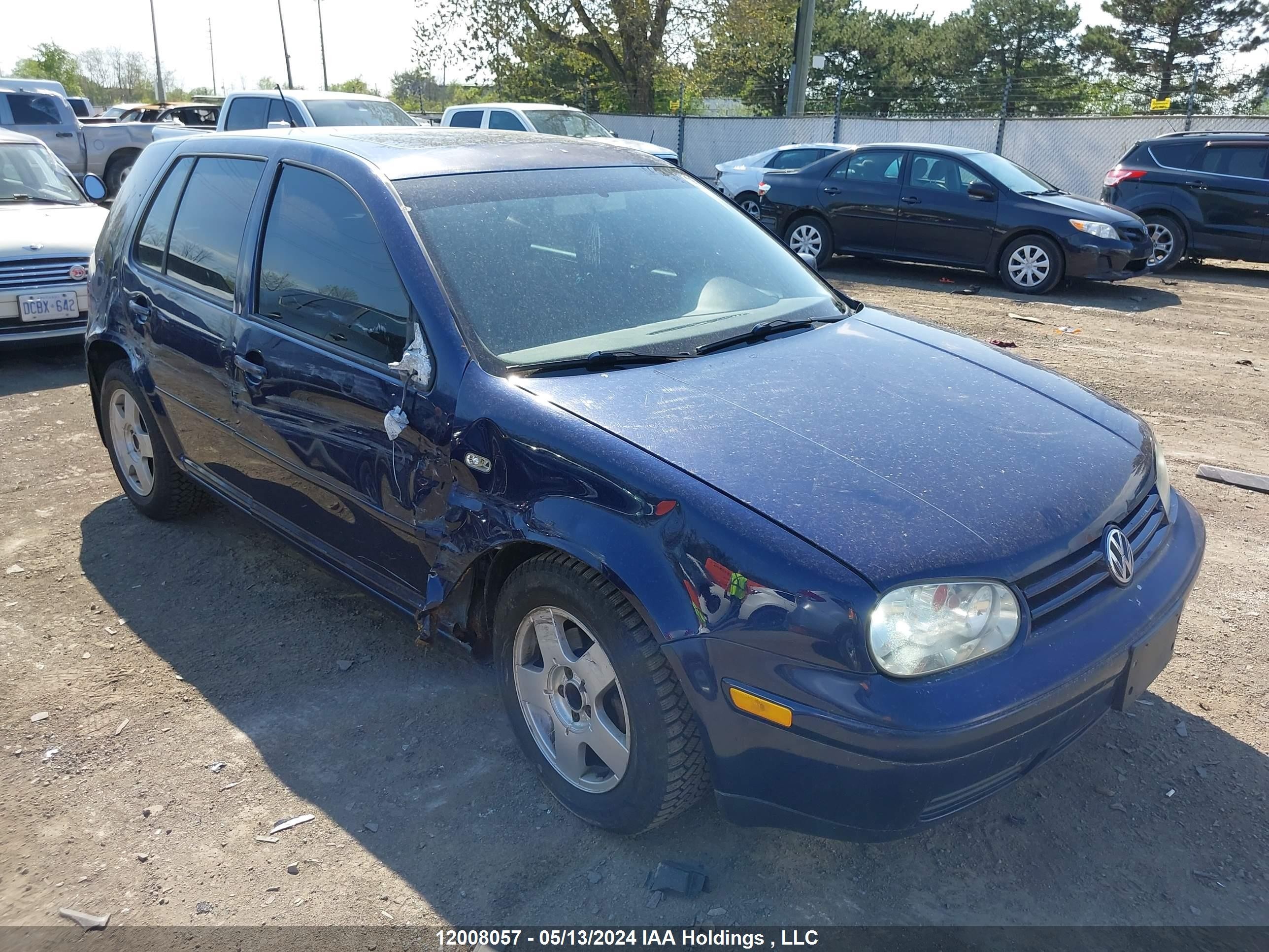 VOLKSWAGEN GOLF 2002 9bwgp21j424060801