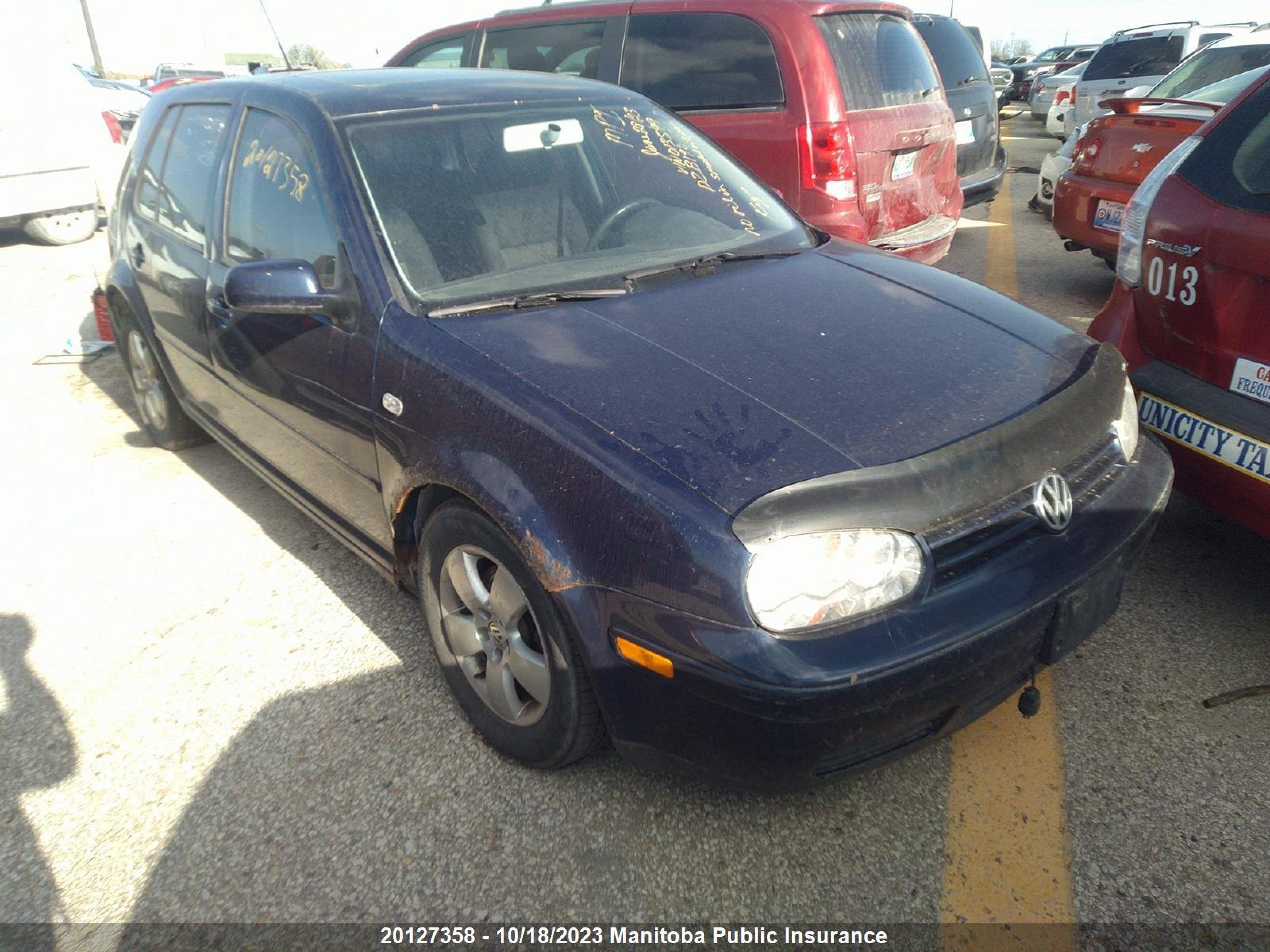 VOLKSWAGEN GOLF 2004 9bwgr61j344013599