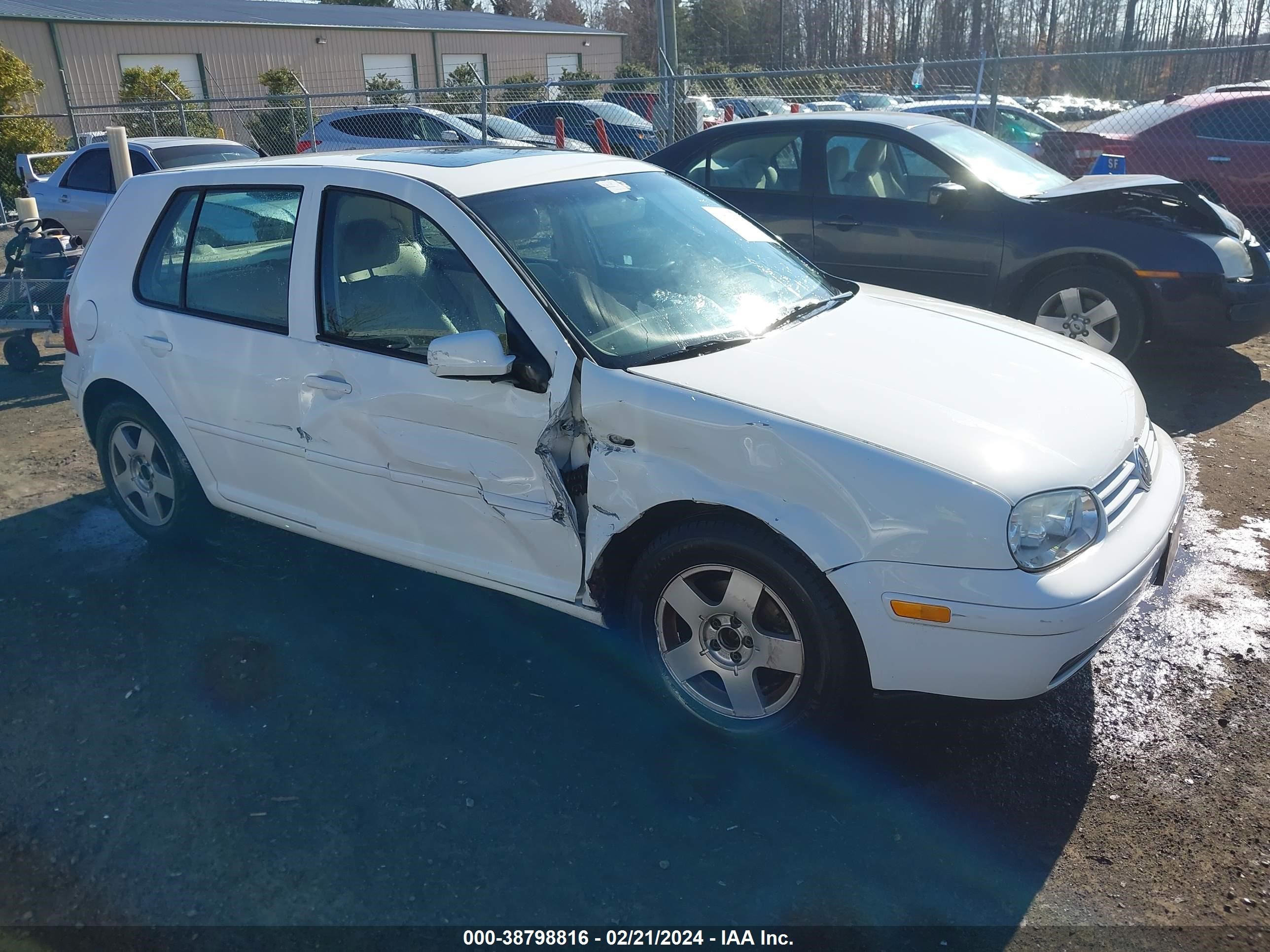 VOLKSWAGEN GOLF 2001 9bwgt61j214060720