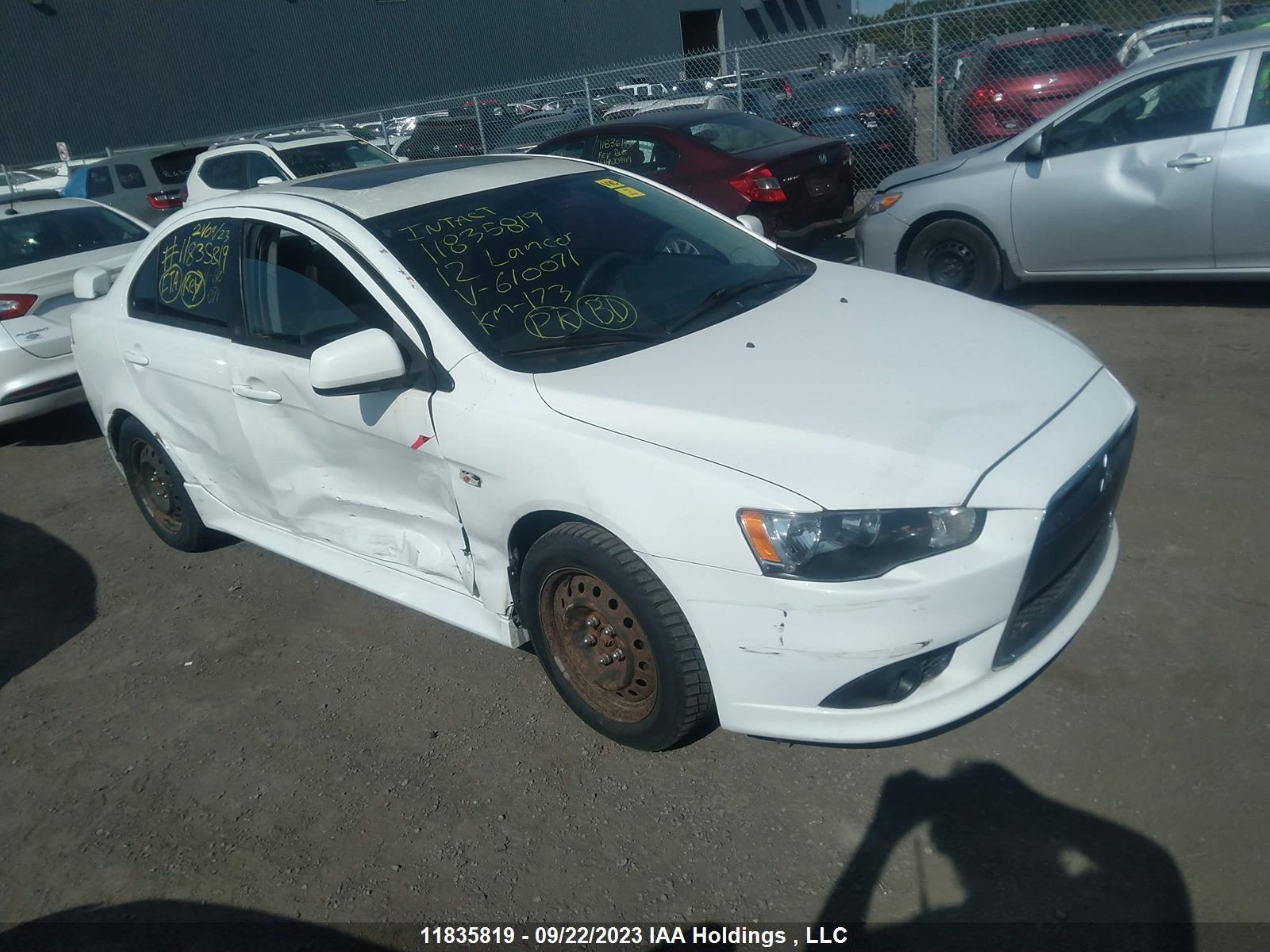 MITSUBISHI LANCER 2012 ja32u2fu5cu610071