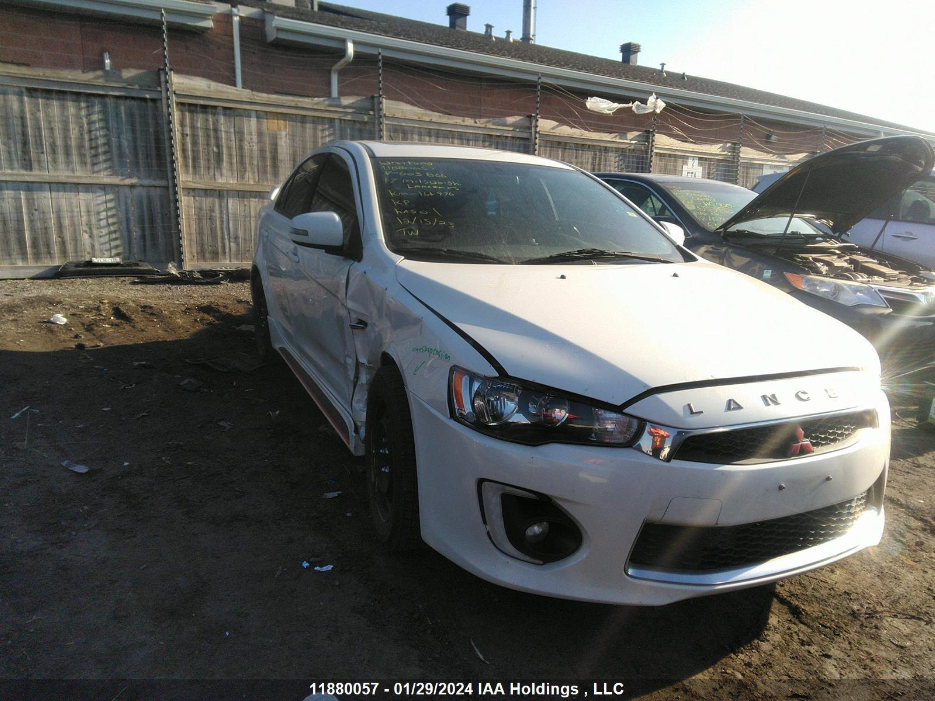 MITSUBISHI LANCER 2017 ja32u2fuxhu603866