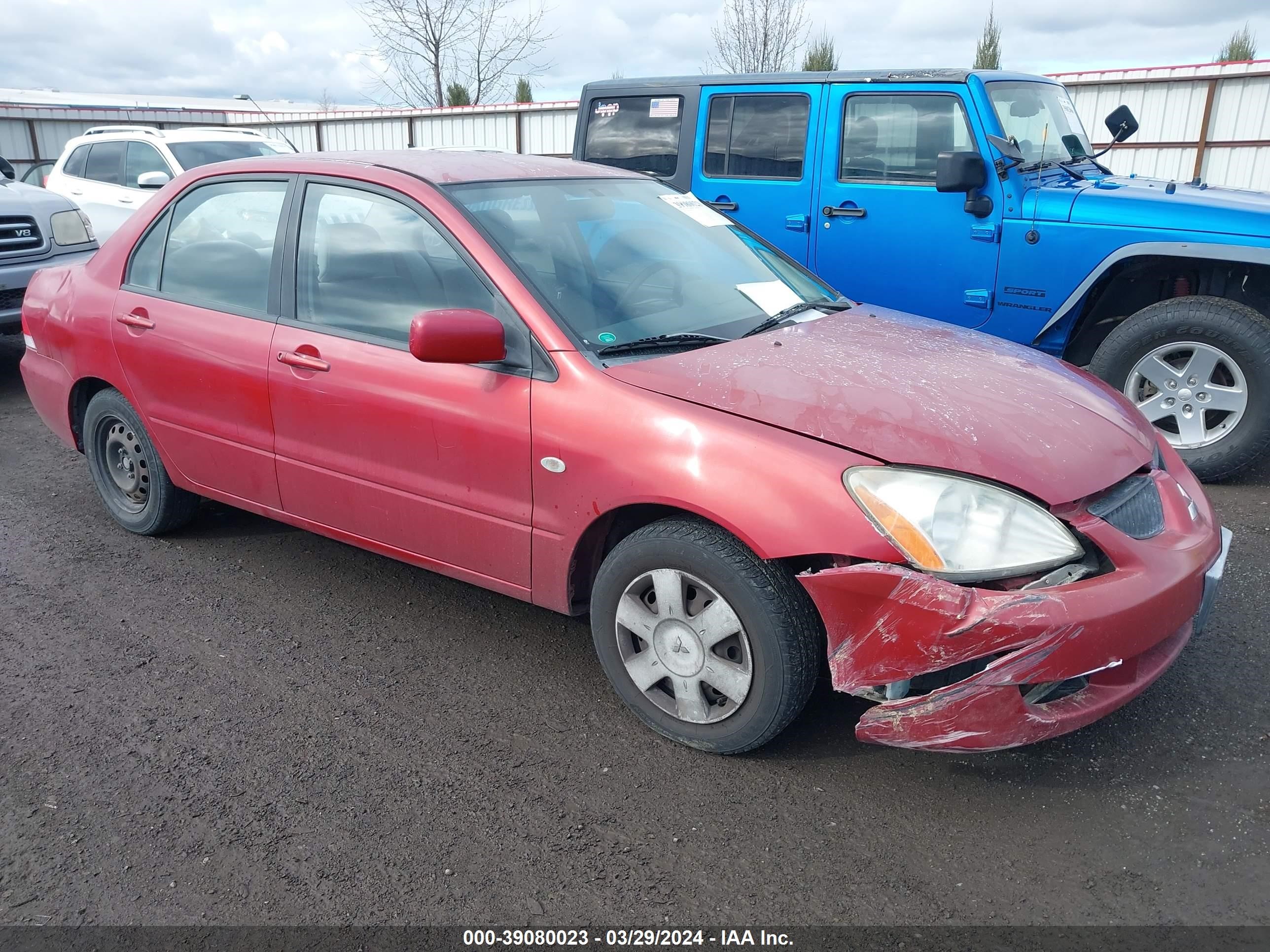 MITSUBISHI LANCER 2005 ja3aj26e55u017097