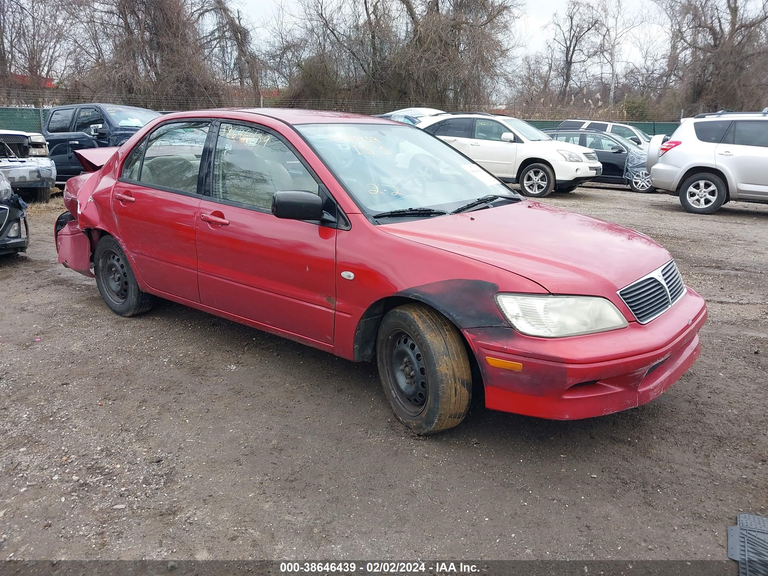 MITSUBISHI LANCER 2003 ja3aj26e63u115536