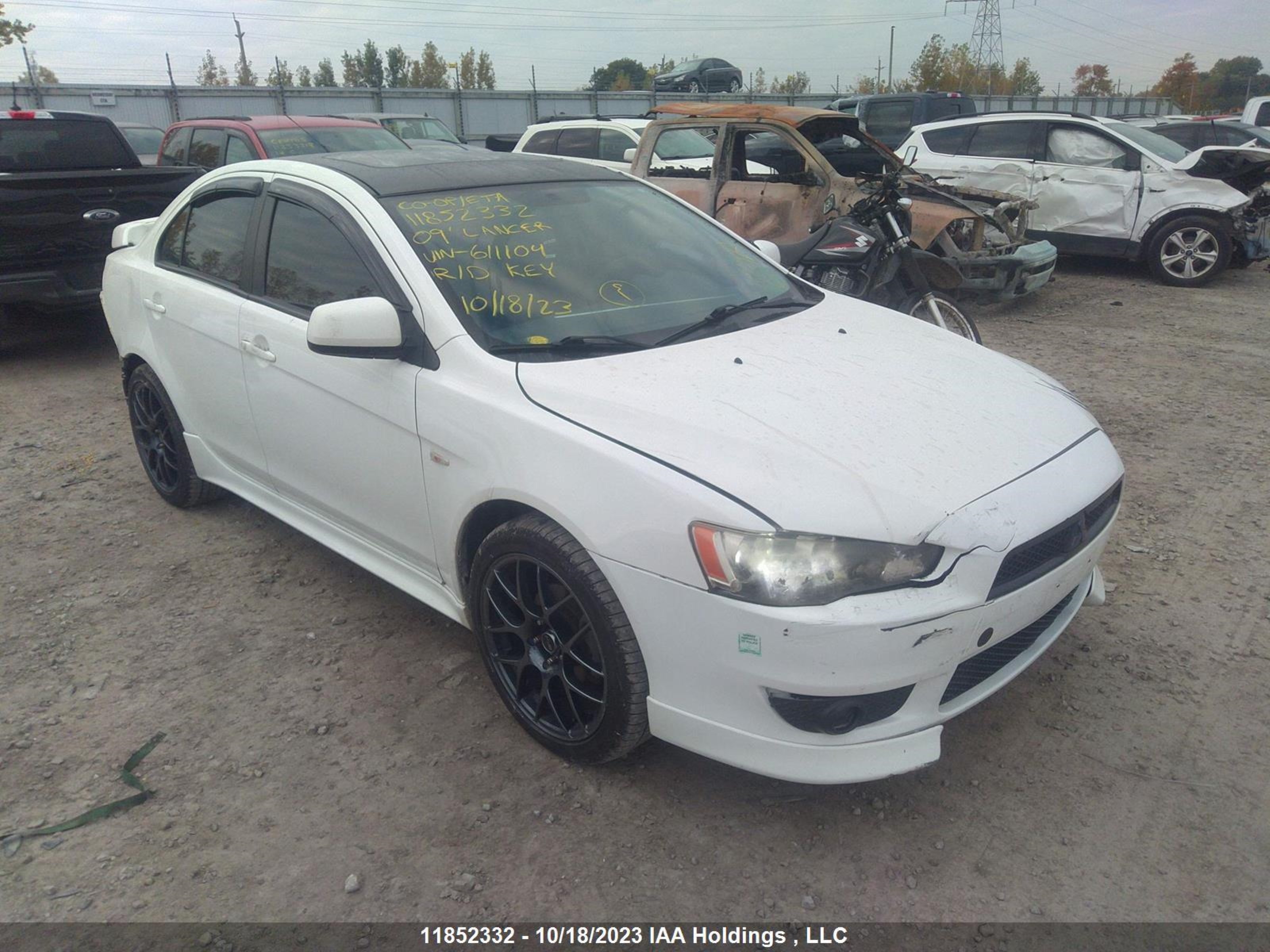 MITSUBISHI LANCER 2009 ja3au26u49u611104