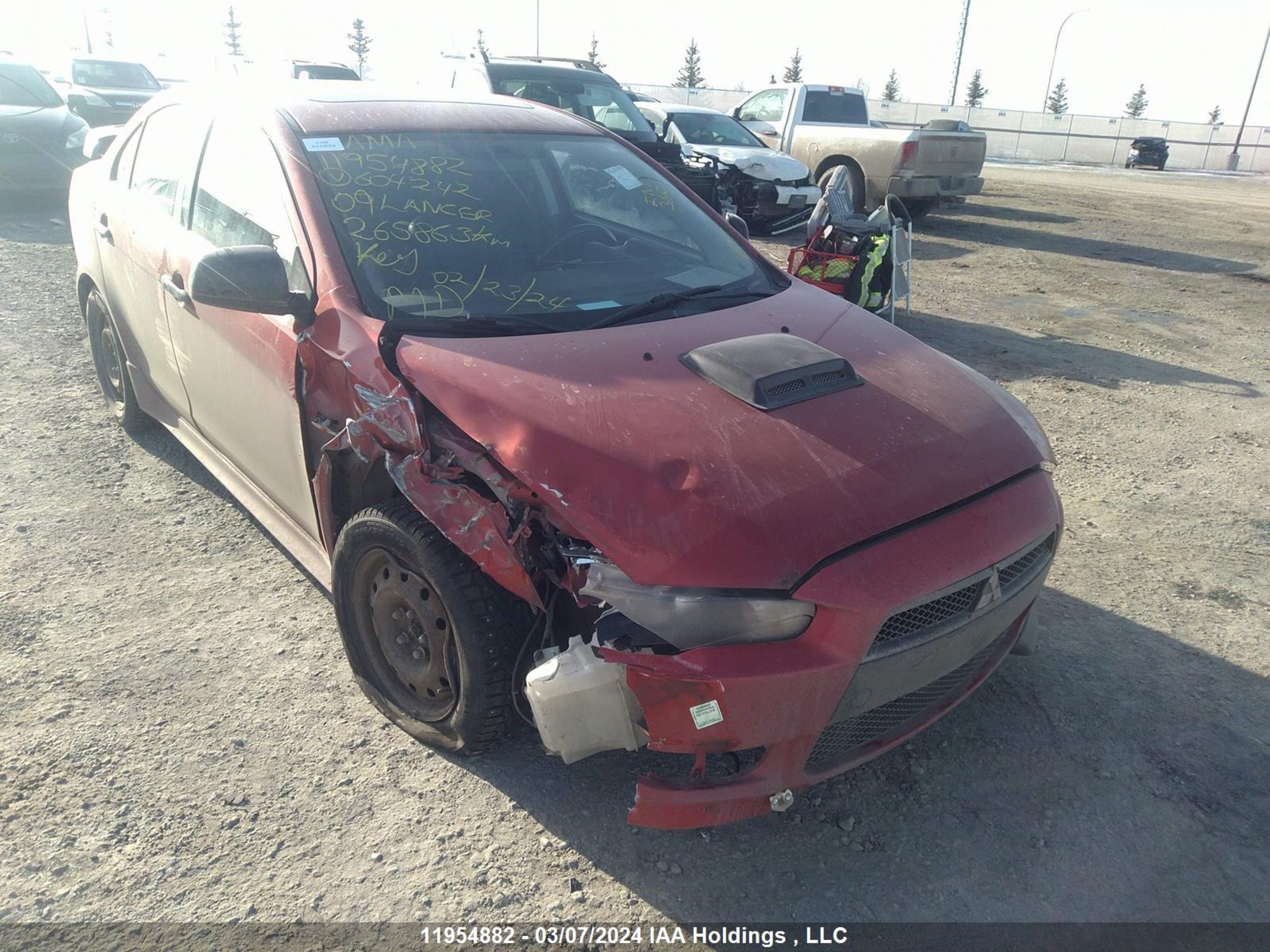 MITSUBISHI LANCER 2009 ja3au86w89u604242