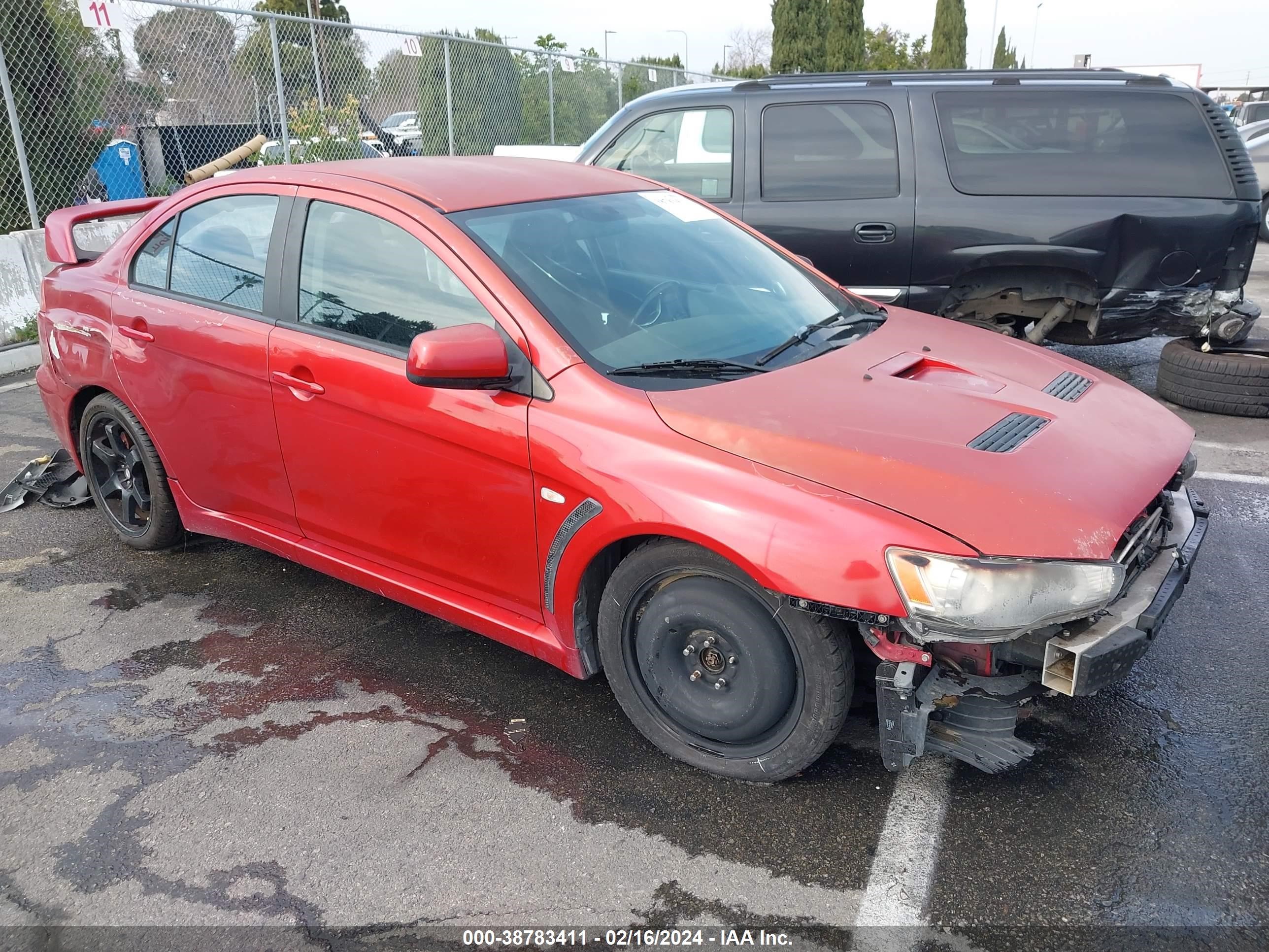 MITSUBISHI LANCER EVOLUTION 2008 ja3aw86v28u046968