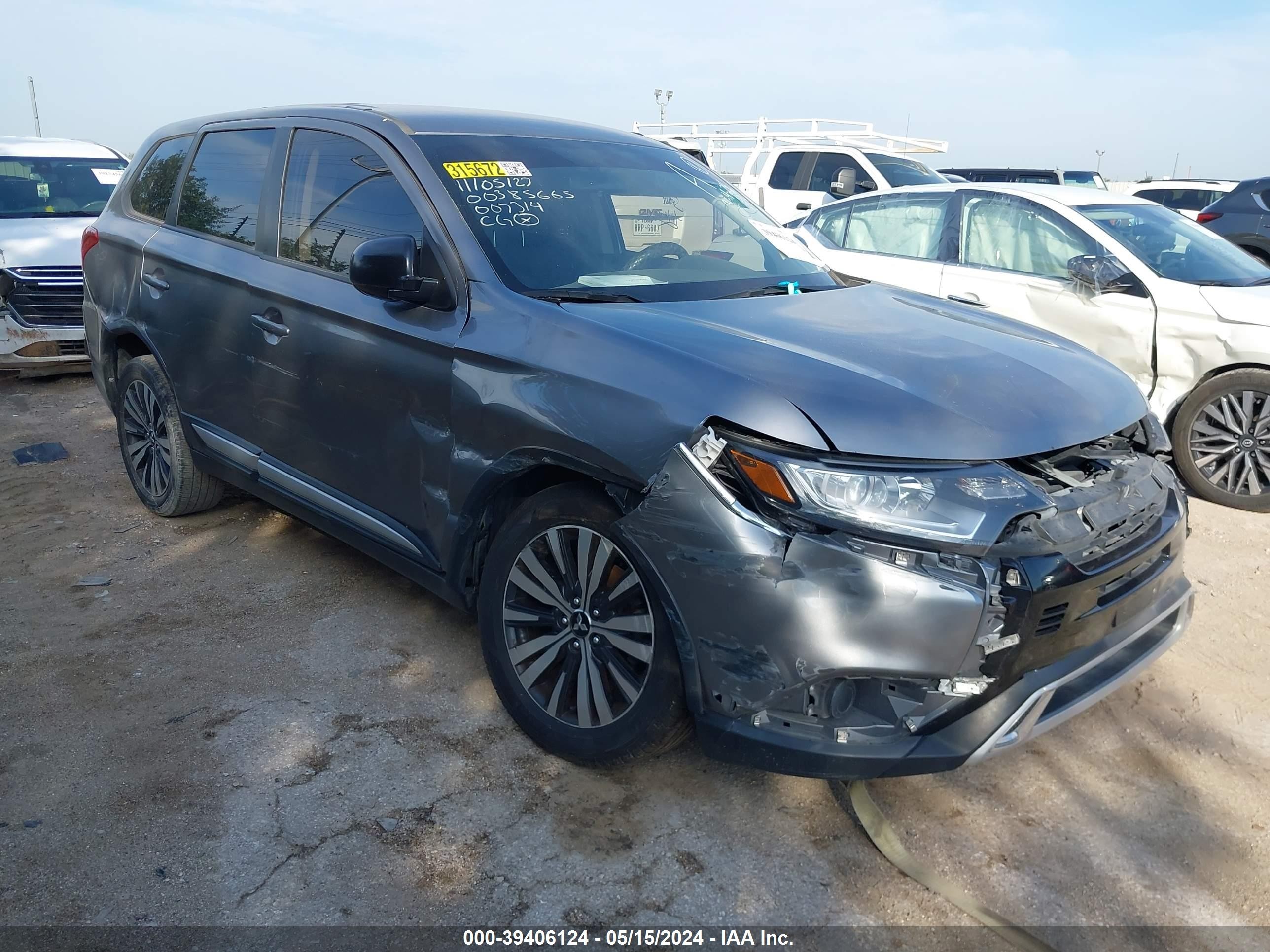 MITSUBISHI OUTLANDER 2019 ja4ad2a34kz007314