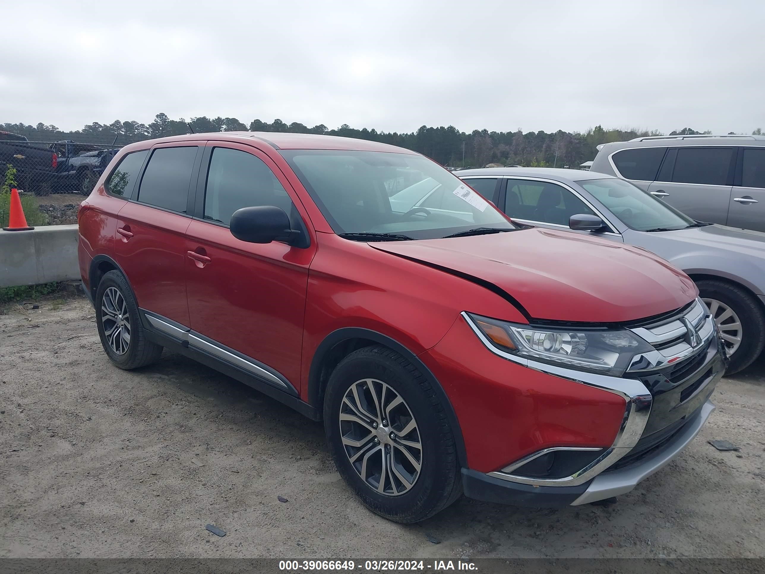 MITSUBISHI OUTLANDER 2016 ja4ad2a3xgz053074