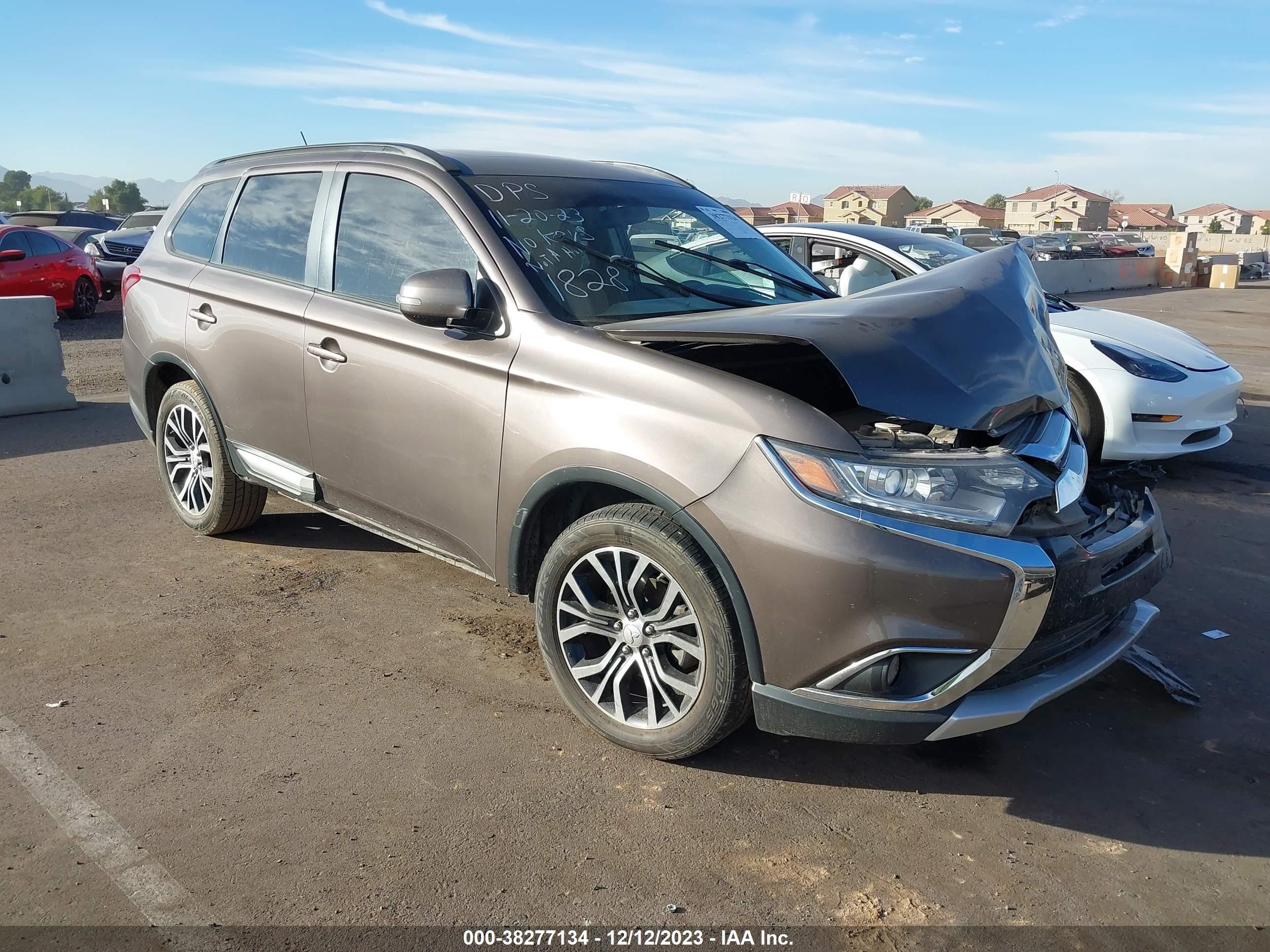 MITSUBISHI OUTLANDER 2016 ja4ad3a3xgz021828