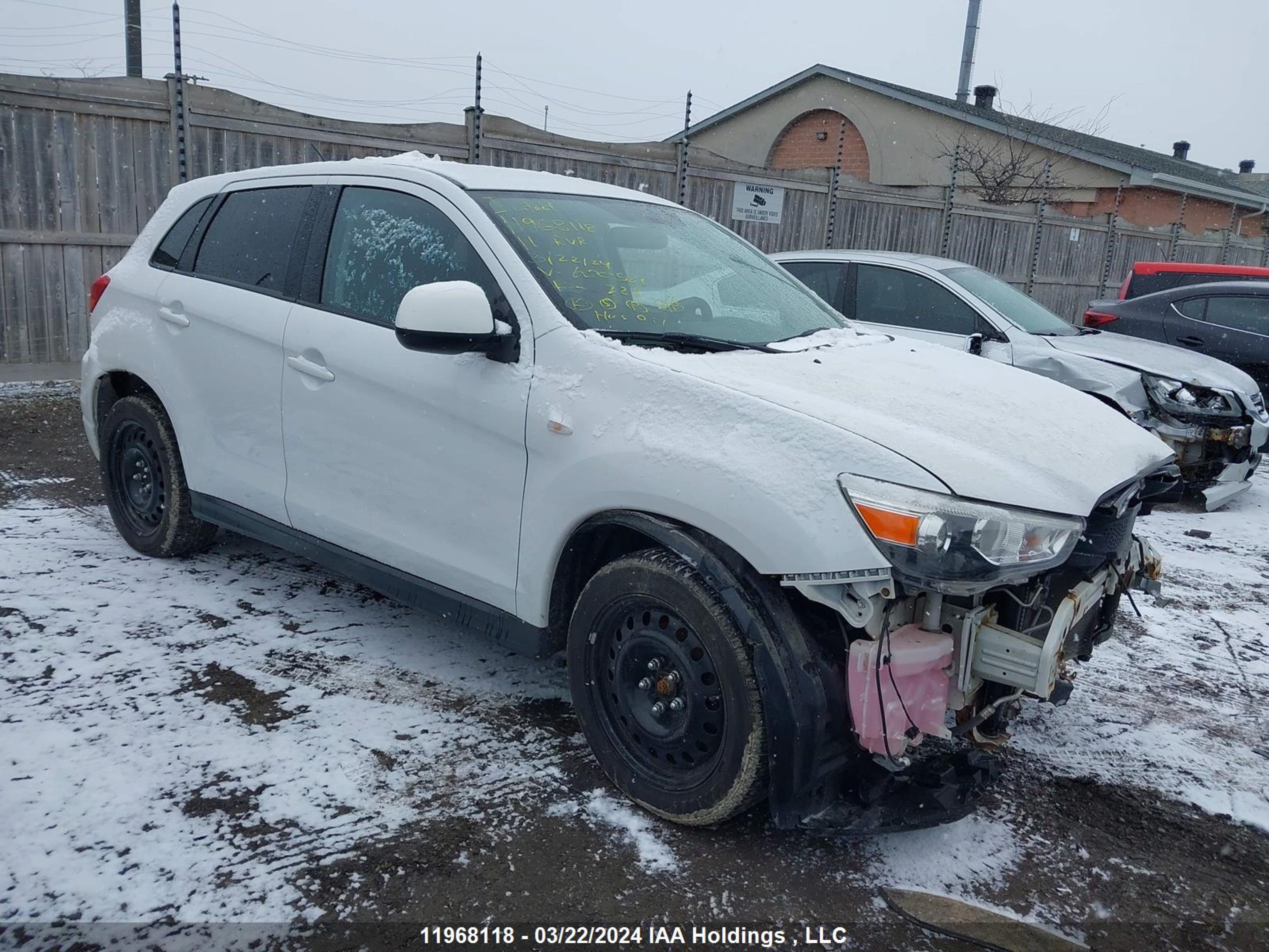 MITSUBISHI RVR 2011 ja4ah3au8bz600581