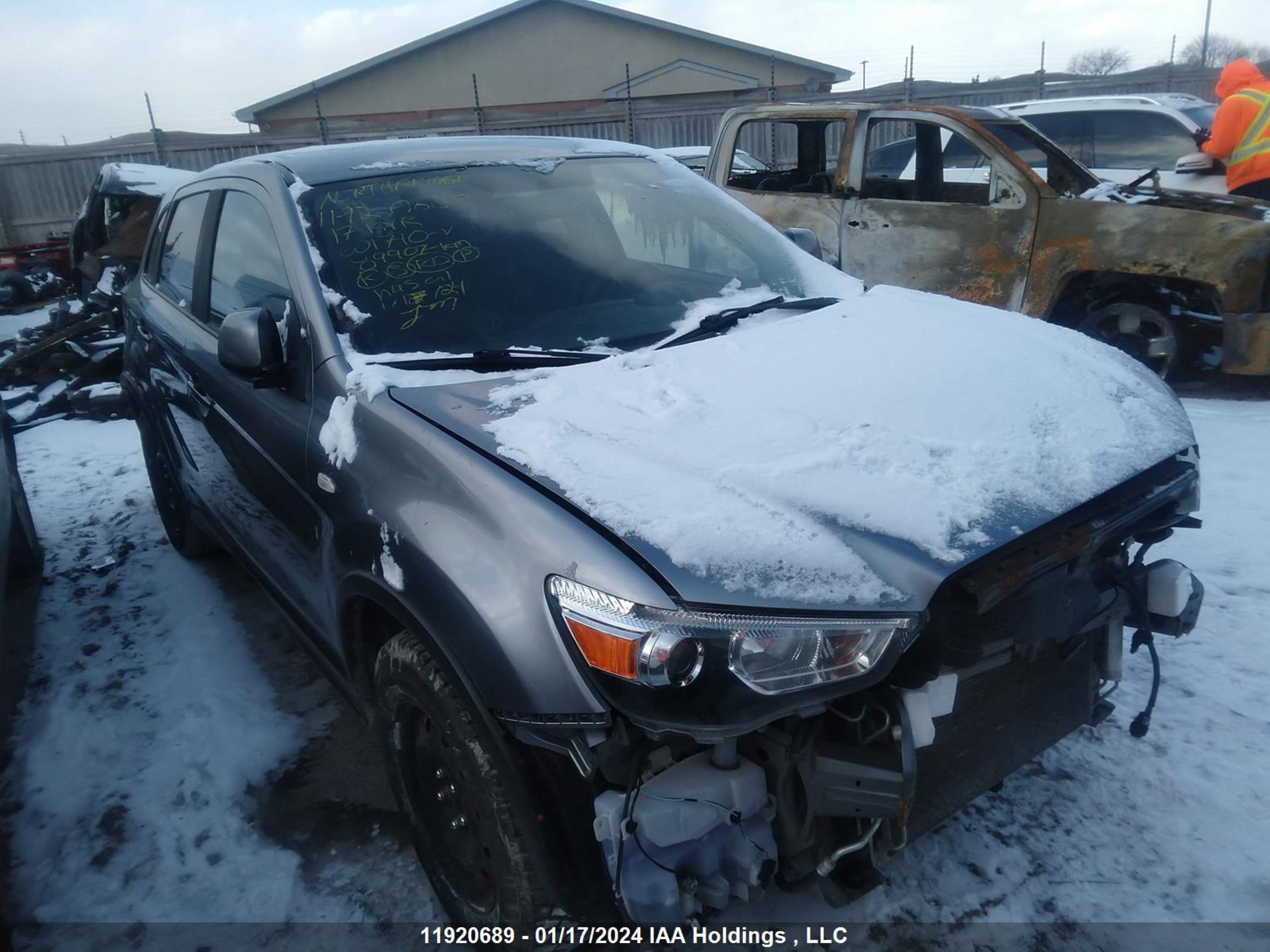 MITSUBISHI RVR 2017 ja4aj3au2hz601710