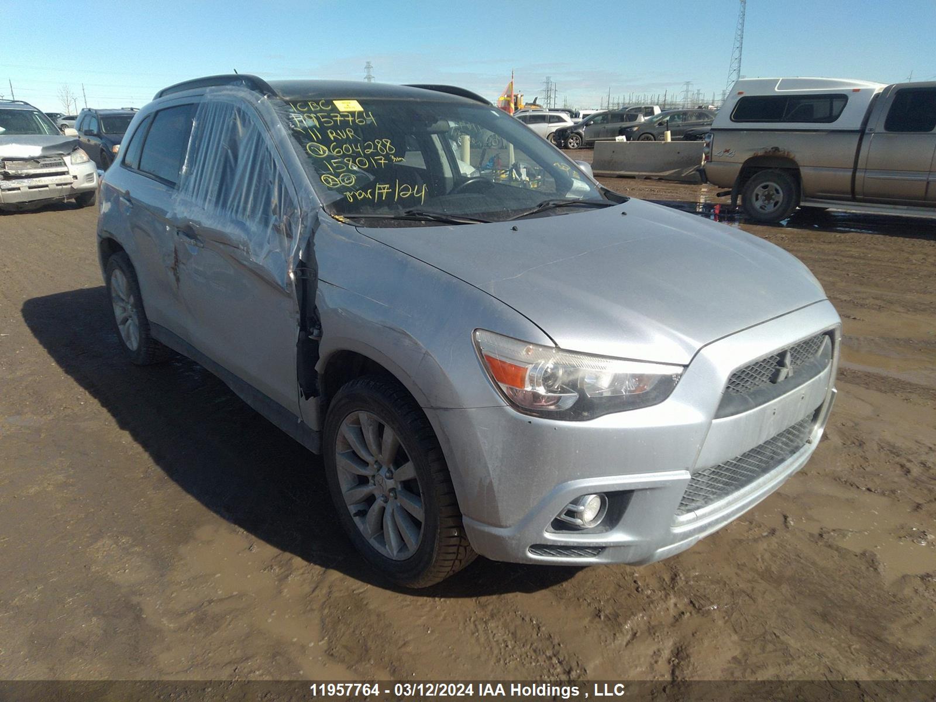 MITSUBISHI RVR 2011 ja4aj4auxbz605288