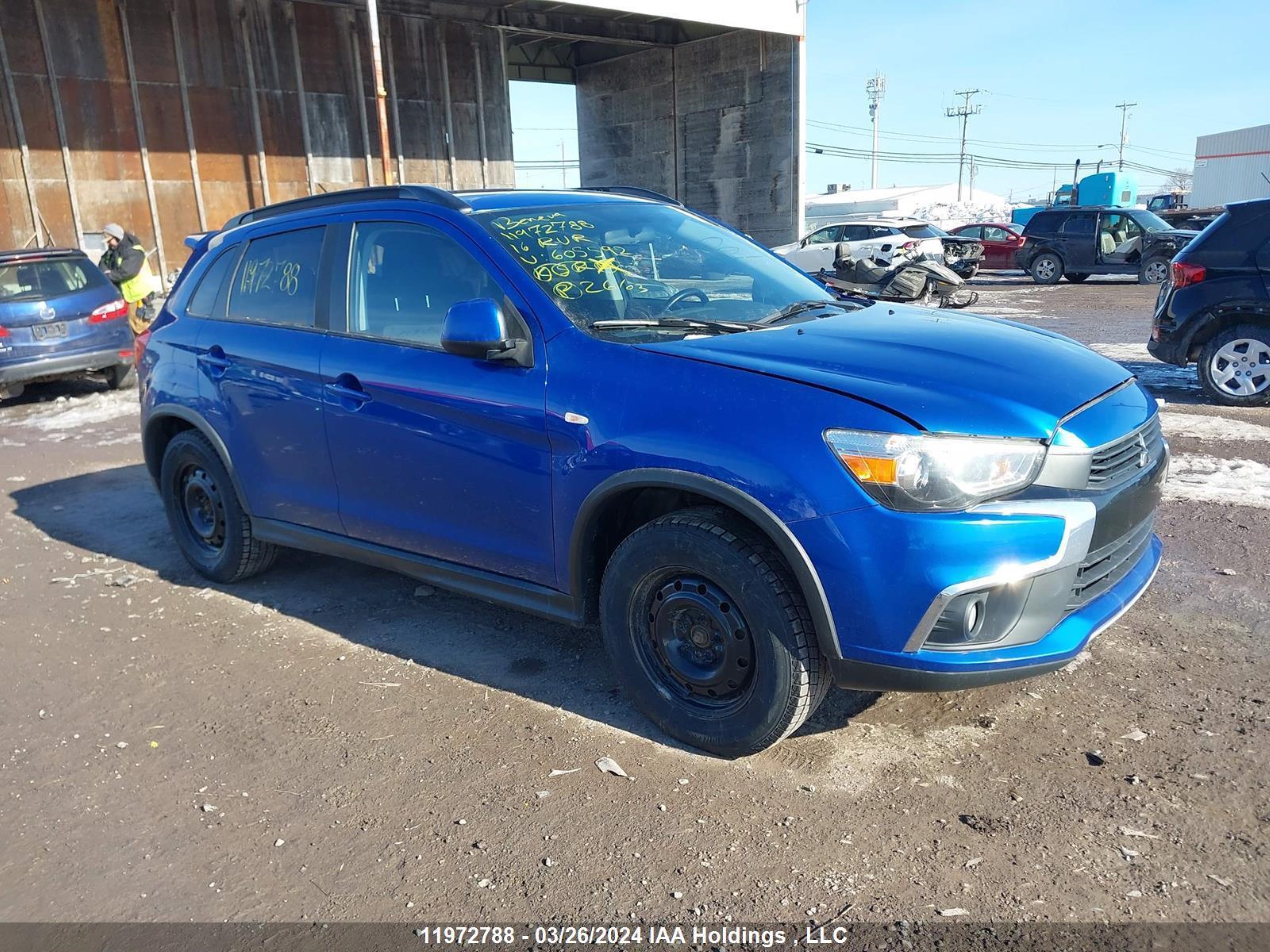 MITSUBISHI RVR 2016 ja4aj4aw1gz605592