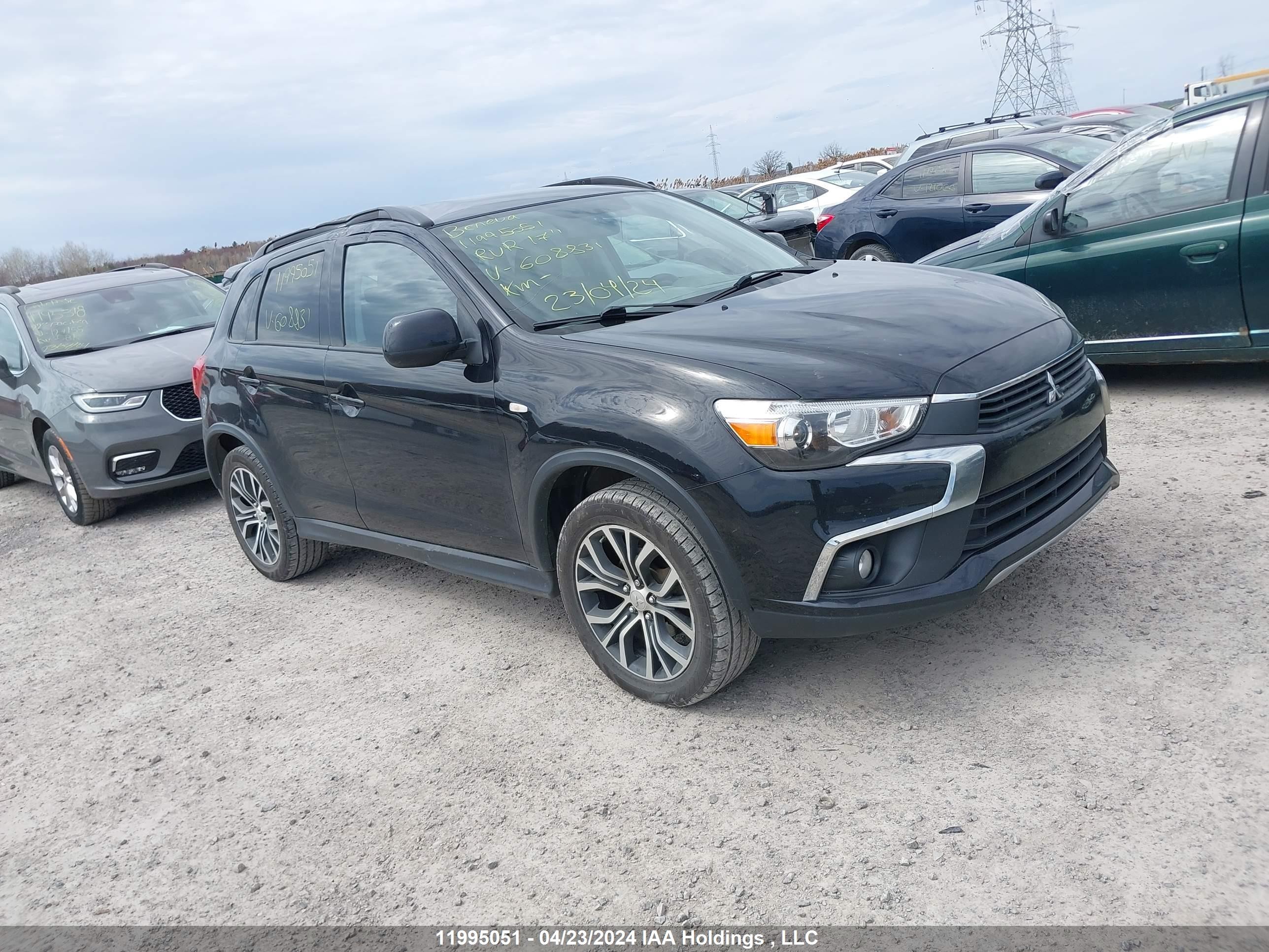 MITSUBISHI RVR 2017 ja4aj4aw6hz608831